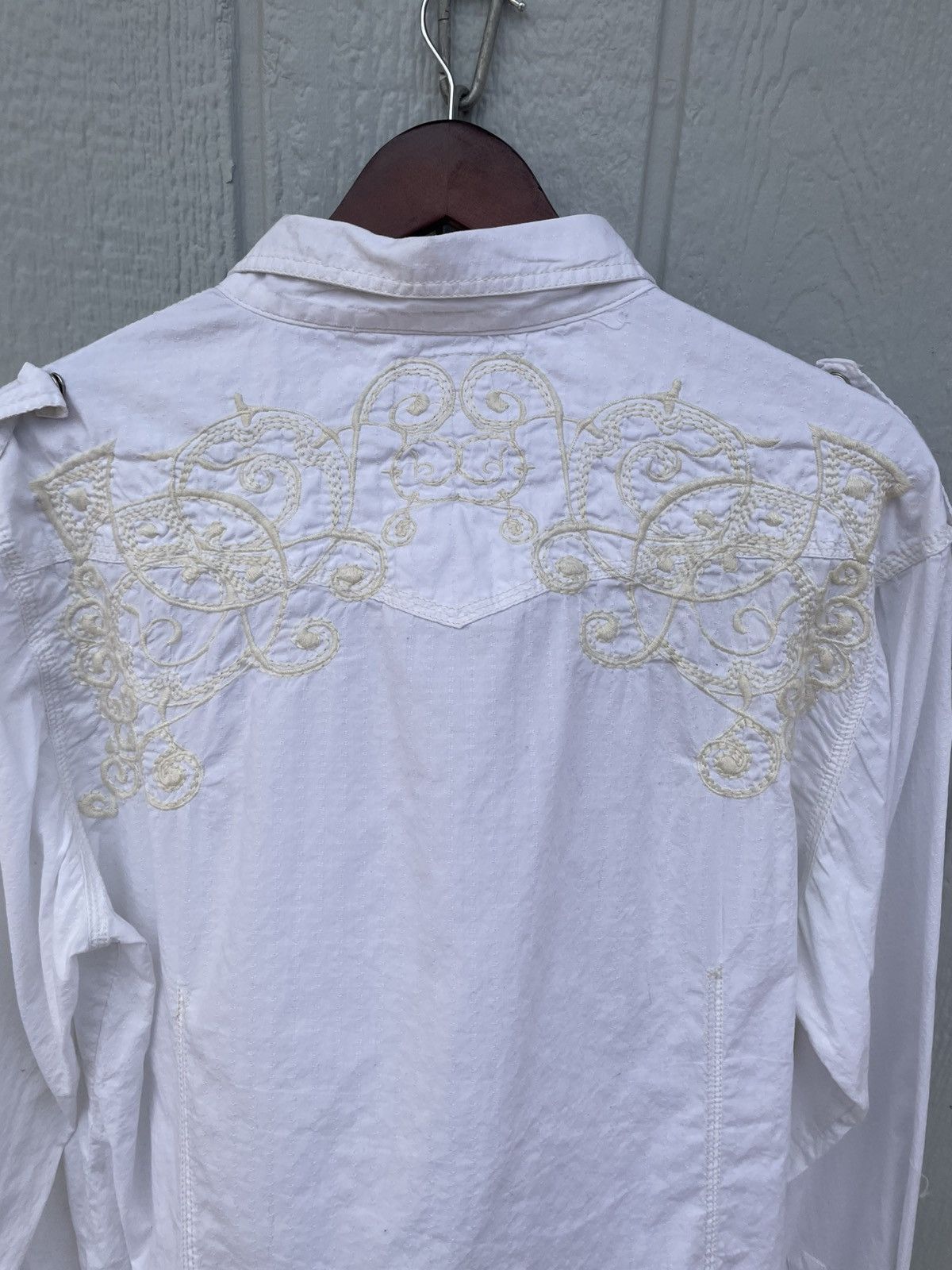 Other Vintage 2000s Y2K Long sleeve Button Up Size Men’s XL White Size US XXL / EU 58 / 5 - 8 Thumbnail