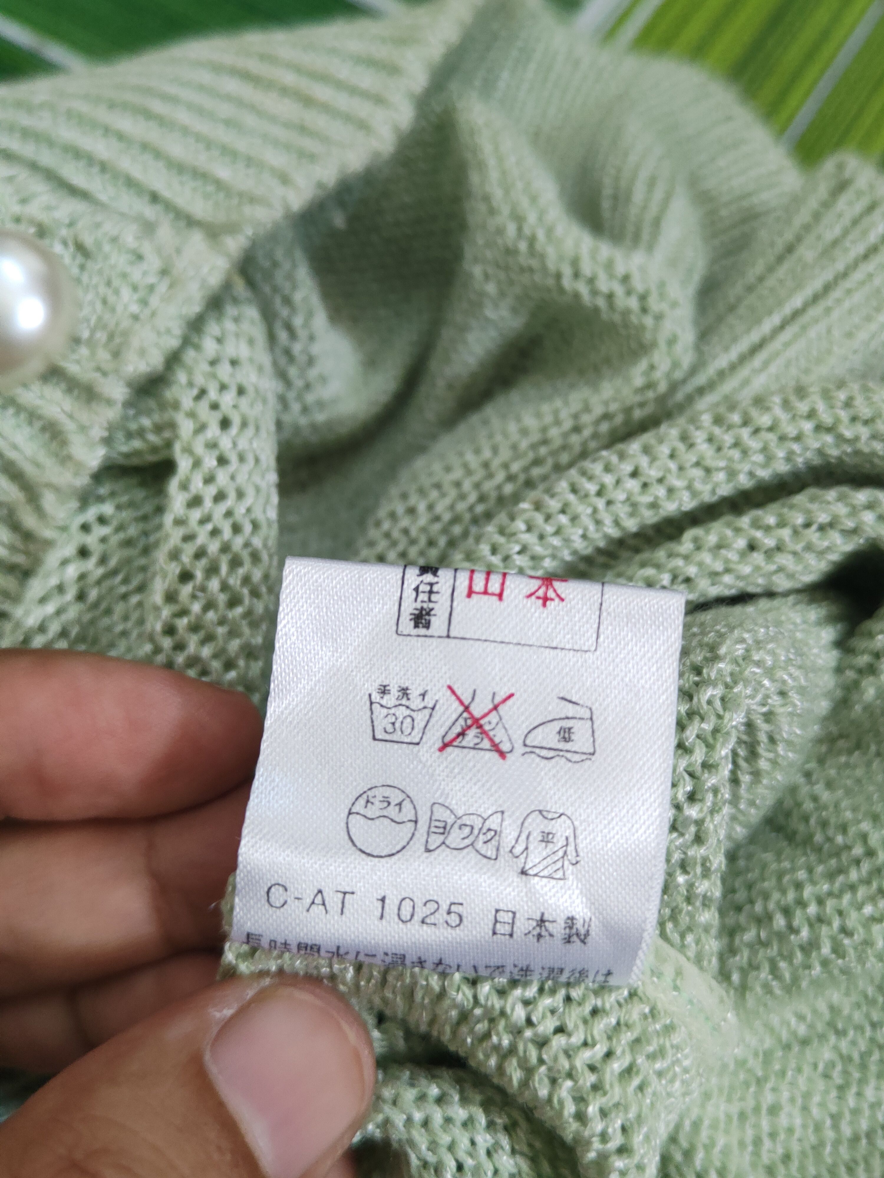 Homespun Knitwear Viridian Green Knitwear Short Sleeve knitwear #W1815 Size M / US 6-8 / IT 42-44 - 12 Thumbnail