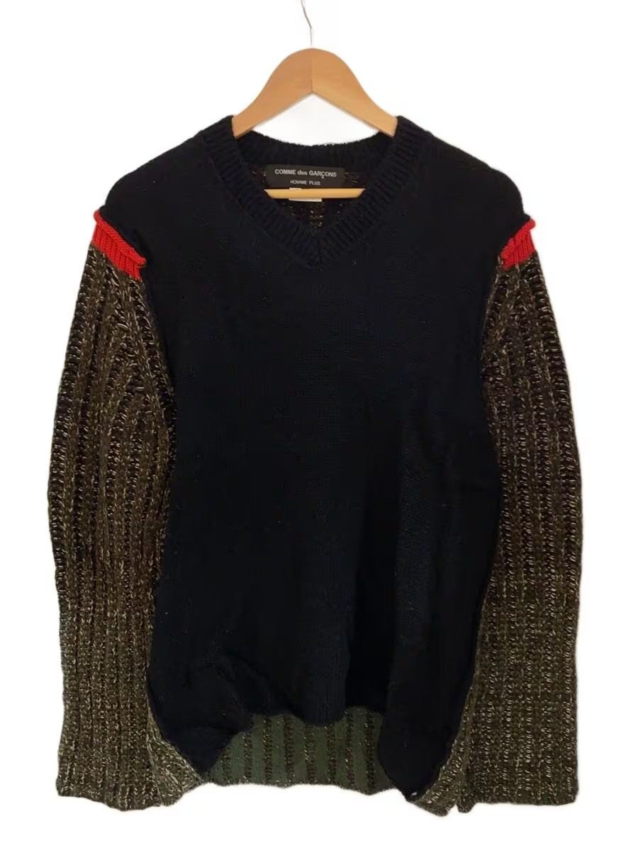 Comme des Garcons Homme Plus 2011 Patchwork Sweater Size US S / EU 44-46 / 1 - 1 Thumbnail