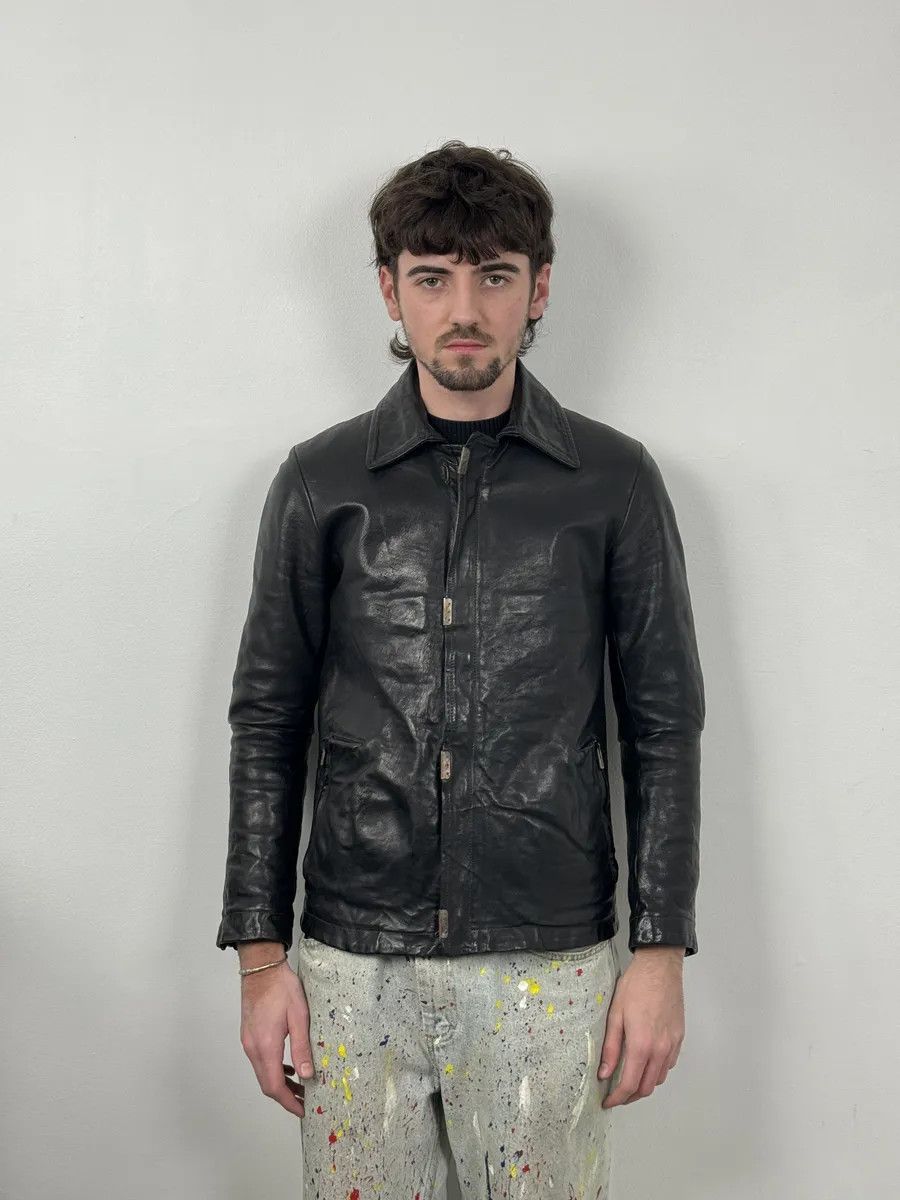 Carol Christian Poell Carol Christian Poell Black Scarstitched Horse Leather Jacket Size US S / EU 44-46 / 1 - 3 Thumbnail