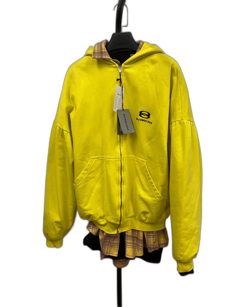 Balenciaga Balenciaga SS24 Logo Print Hooded Sweatshirt Size US S / EU 44-46 / 1 - 1 Thumbnail