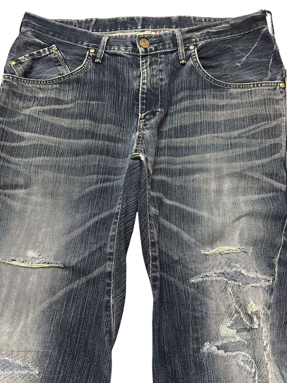 Other Edwin Exclusive Vintage Function Distressed Baggy Jeans Size US 36 / EU 52 - 3 Thumbnail