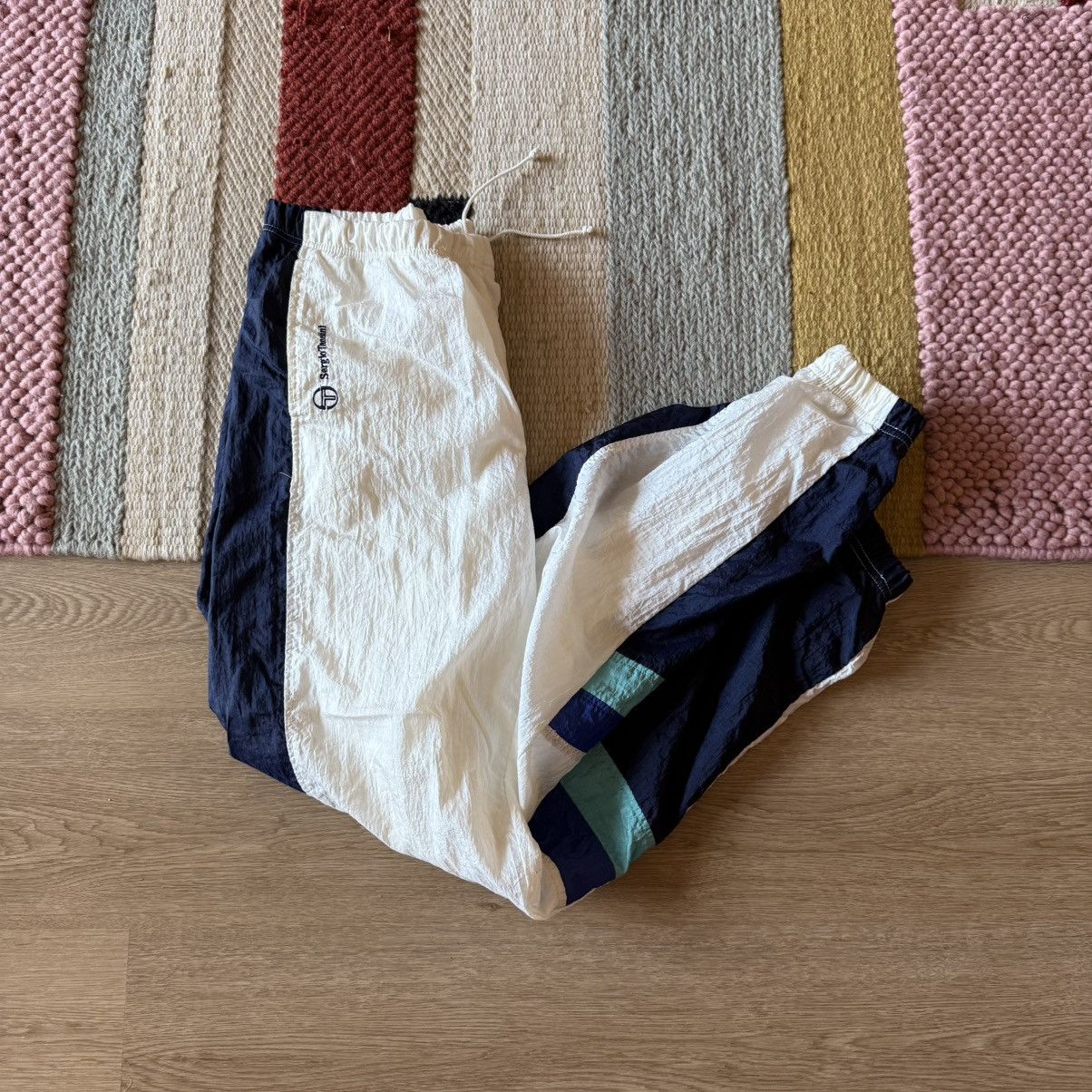 Sergio Tacchini Vintage Sergio Tacchini Spellout Logo Trackpants Size US 32 / EU 48 - 1 Thumbnail