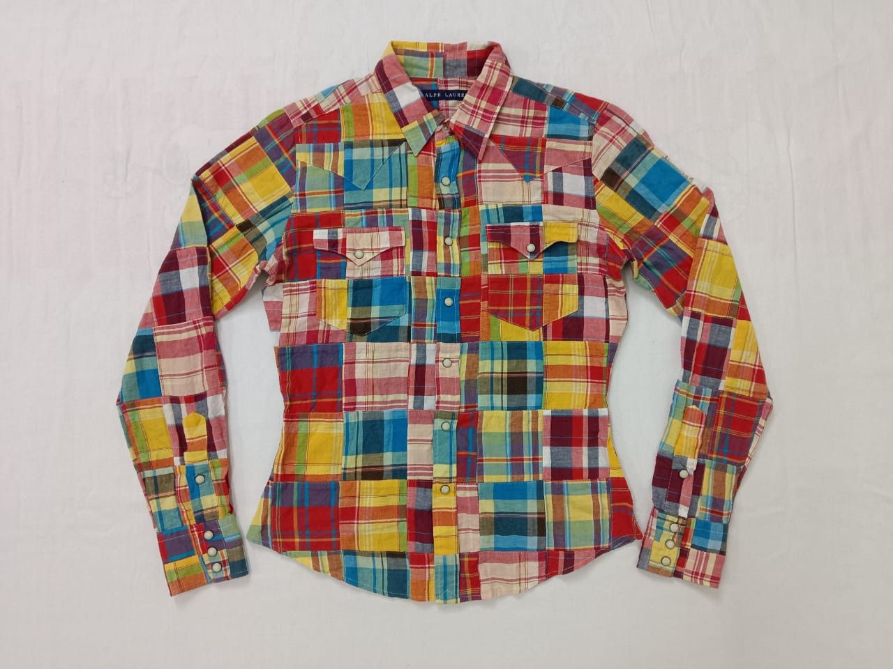 Ralph Lauren Ralph Lauren Patchwork Longsleeve Shirt Size ONE SIZE - 2 Thumbnail