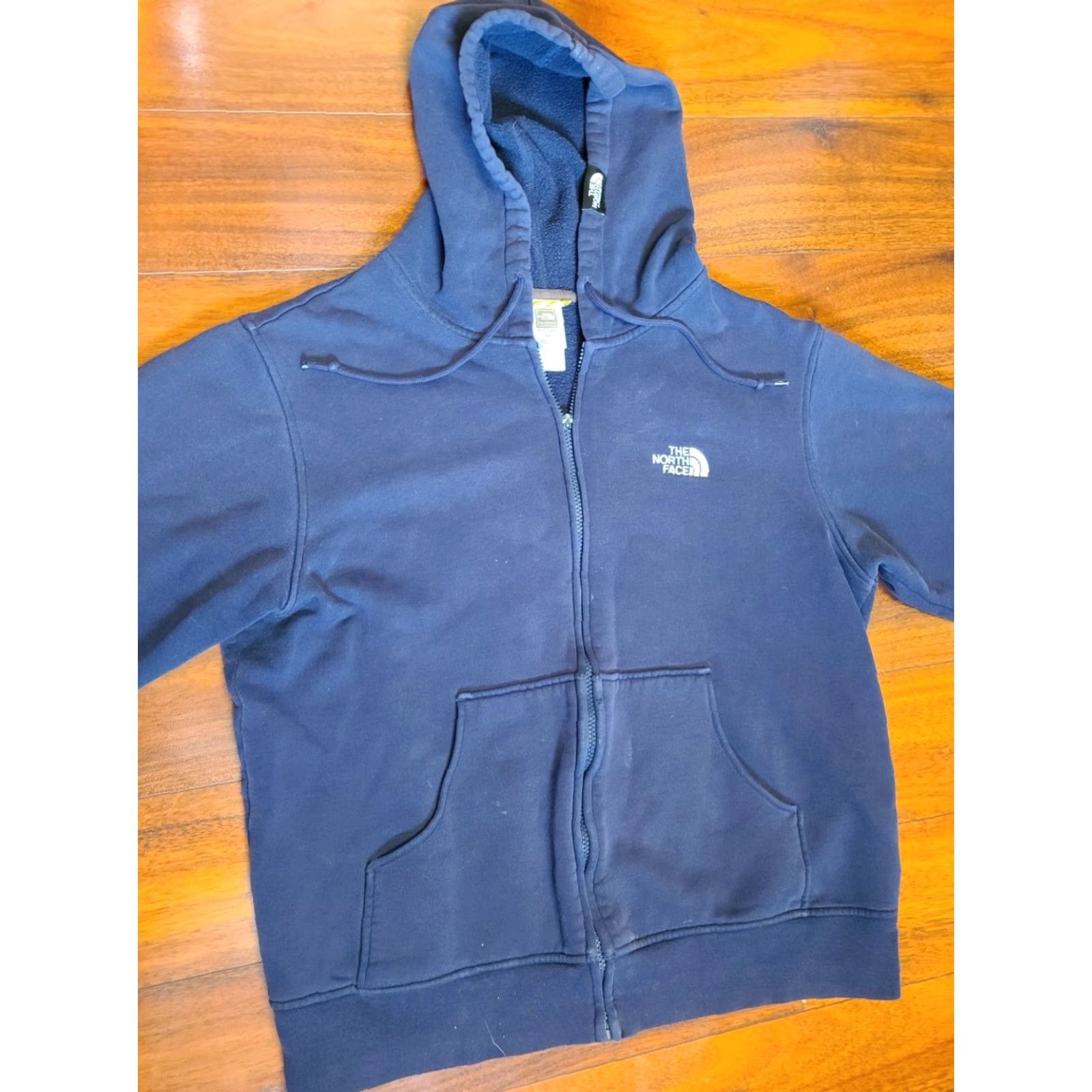 The North Face VINTAGE THE NORTH FACE Hoodie Mens M Navy Blue Full Zip Hooded Sweatshirt (READ) Size US M / EU 48-50 / 2 - 2 Thumbnail