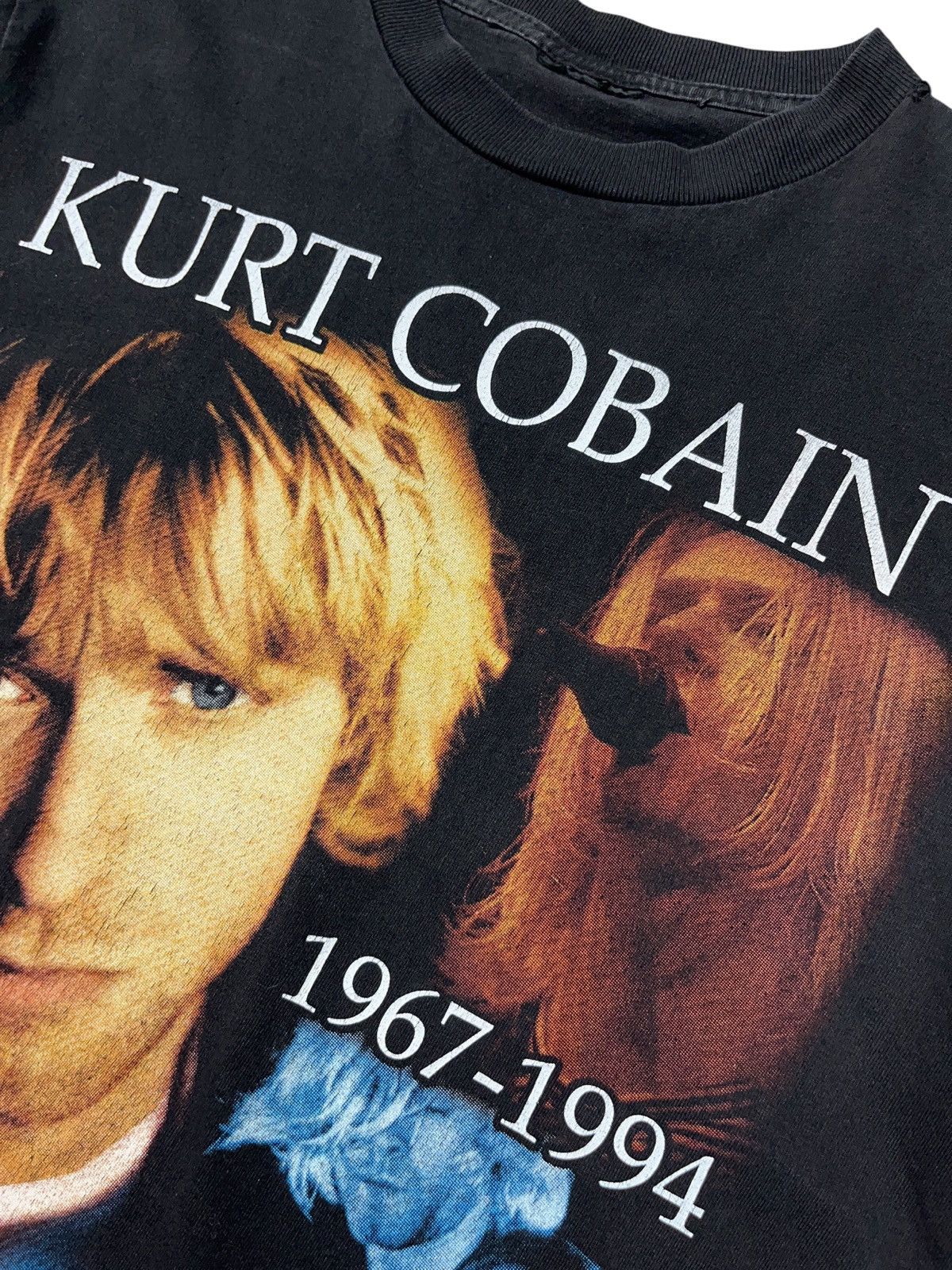 Nirvana Vintage 90s Nirvana Kurt Cobain Memorial The Happiest Shirt Size US M / EU 48-50 / 2 - 7 Thumbnail