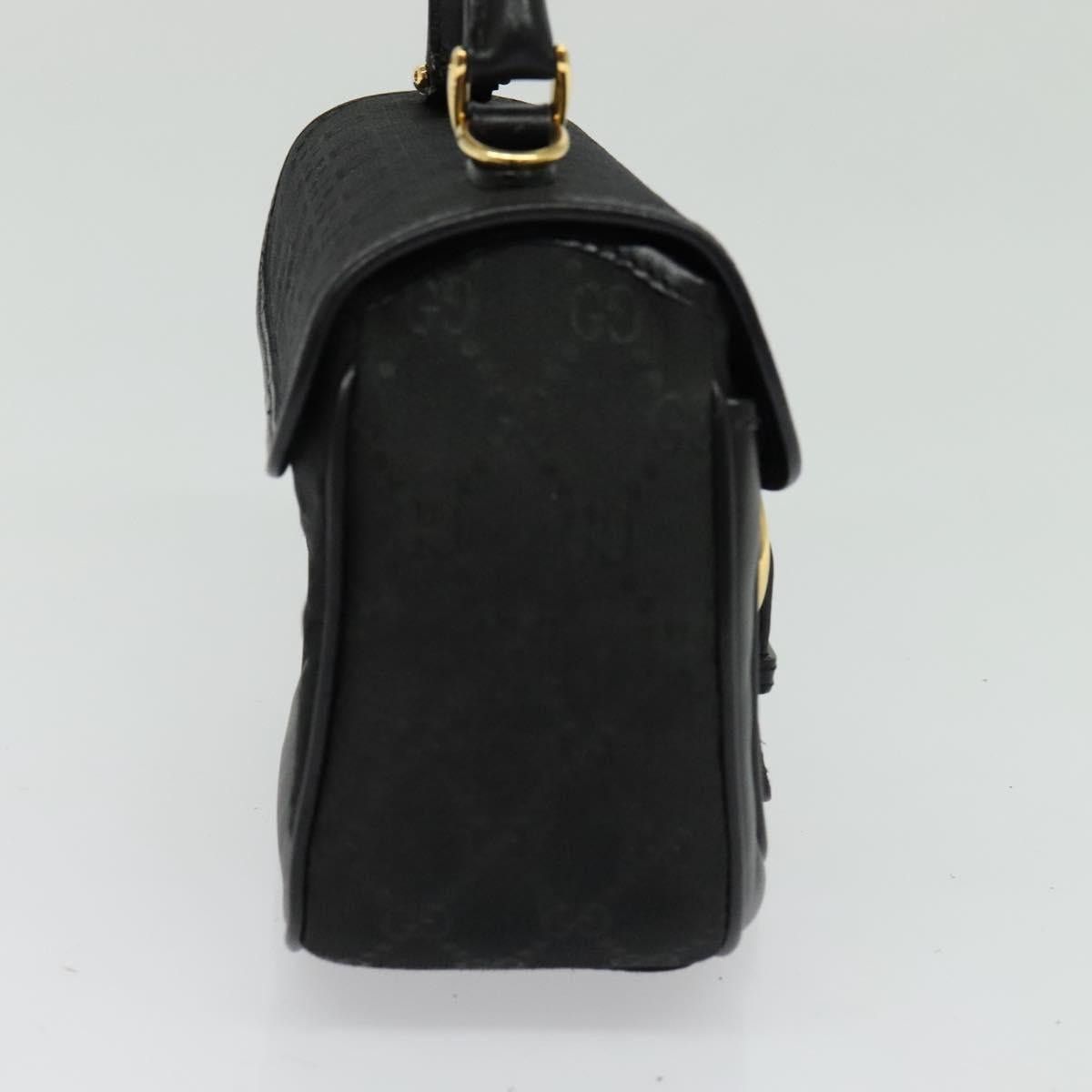 Gucci GUCCI GG Canvas Hand Bag Black Gold 000 2058 000 2058 Size ONE SIZE - 16 Thumbnail