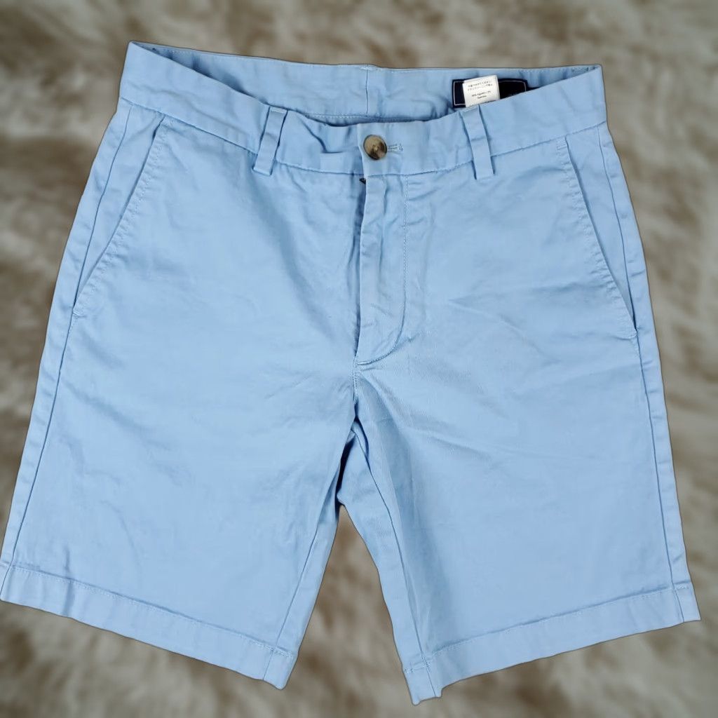 Vineyard Vines VINTAGE Vineyard Vines Mens Shorts 28 Blue Chino Casual Flat Front Cotton Summer Mens Size US 28 / EU 44 - 1 Thumbnail