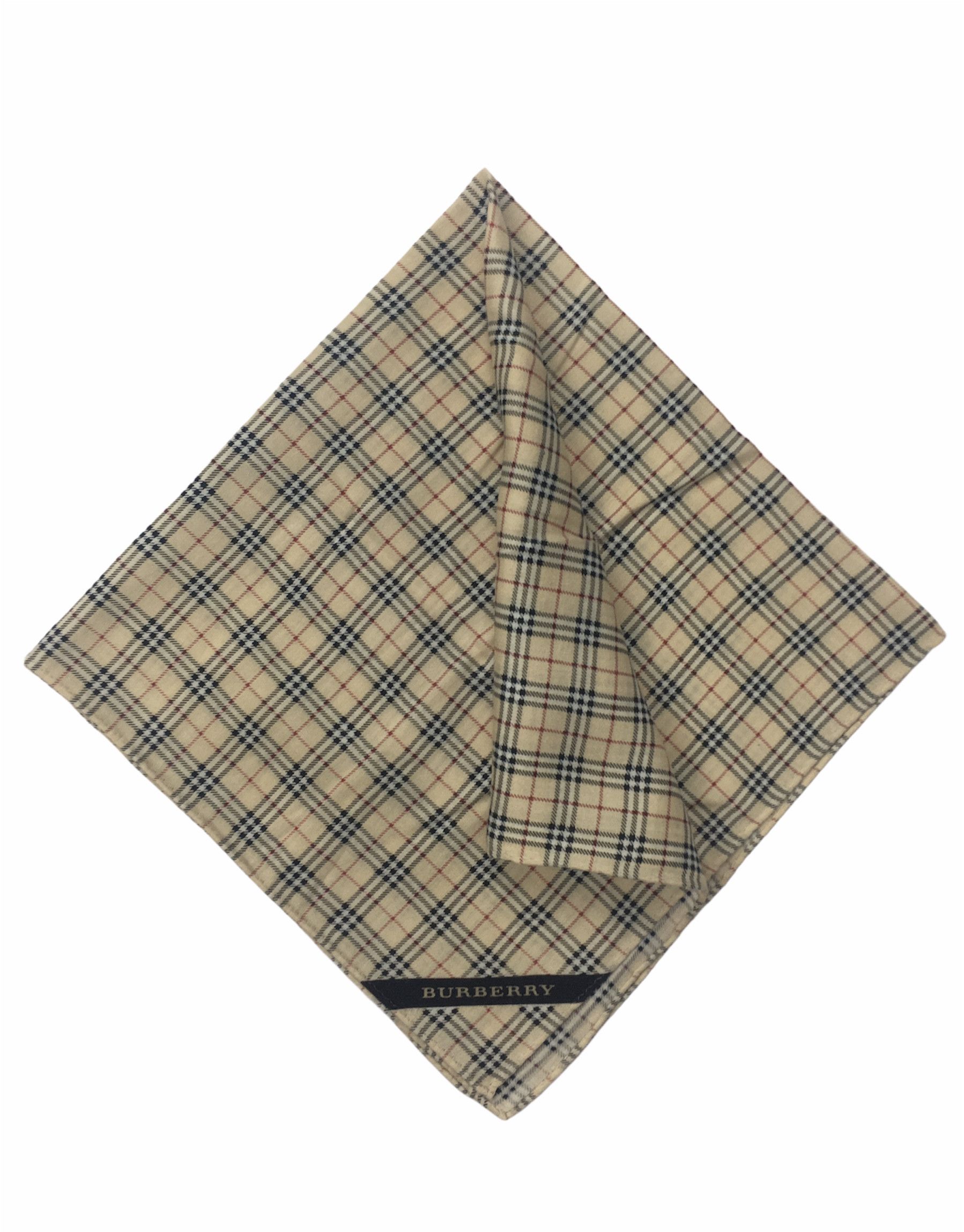 Burberry Burberry Novacheck Handkerchief Bandana Neckerchief HKC0035 Size ONE SIZE - 1 Thumbnail