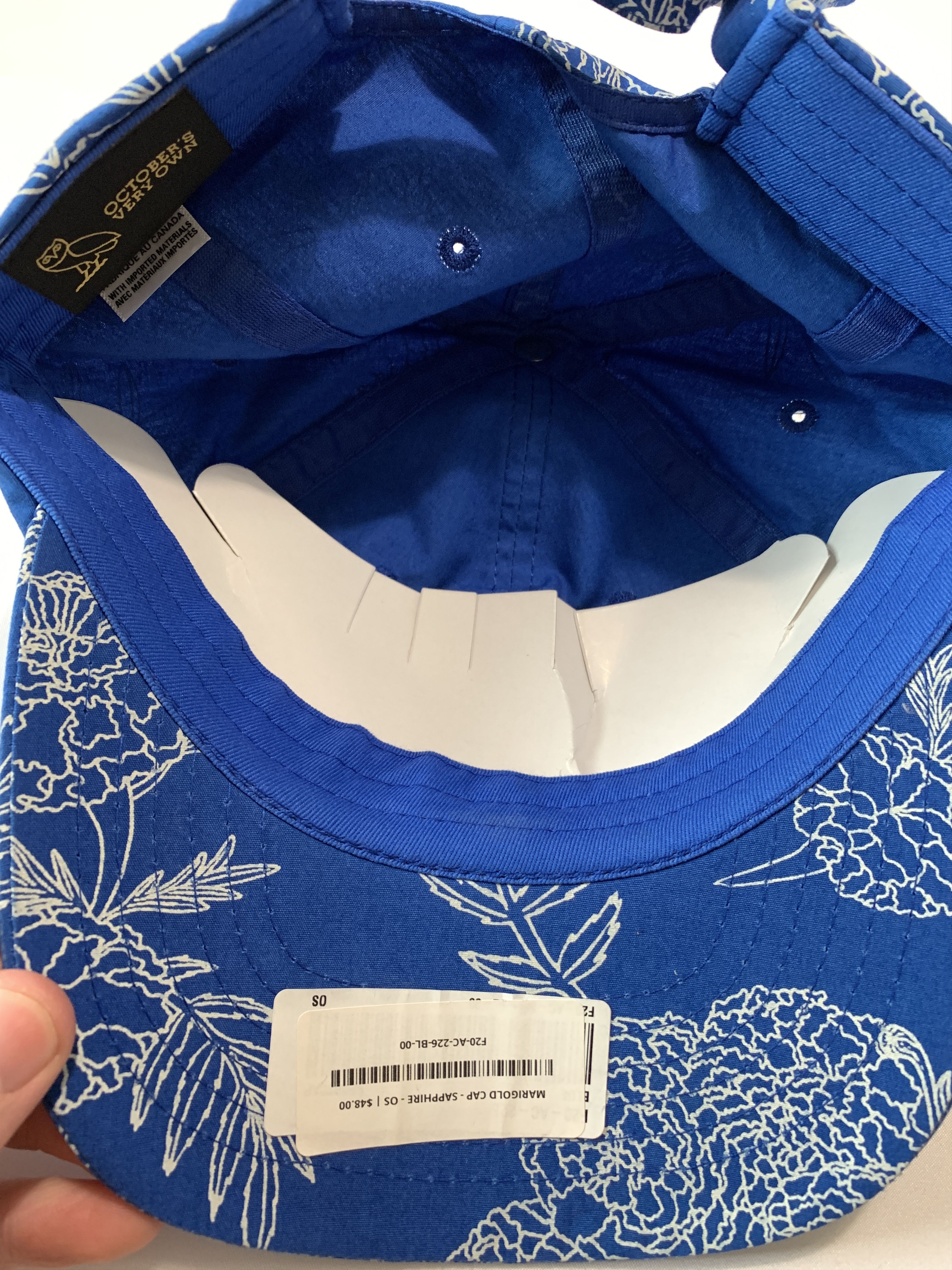 Drake OVO MARIGOLD CAP HAT - SAPPHIRE Size ONE SIZE - 2 Thumbnail