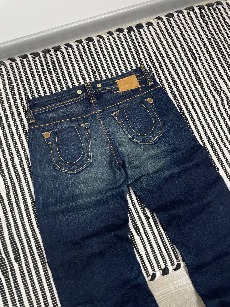True Religion Vintage Crazy True Religion Flared Denim Jeans Y2K Size 30" / US 8 / IT 44 - 3 Thumbnail