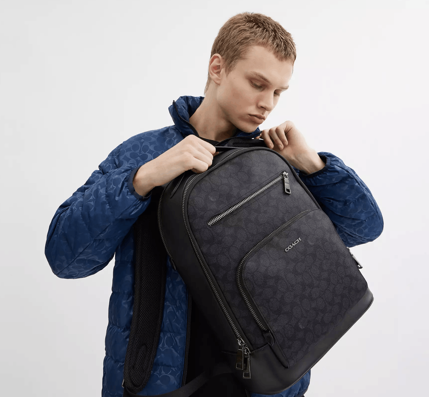Coach Ethan Backpack In Signature Canvas CV919 Size ONE SIZE - 6 Thumbnail