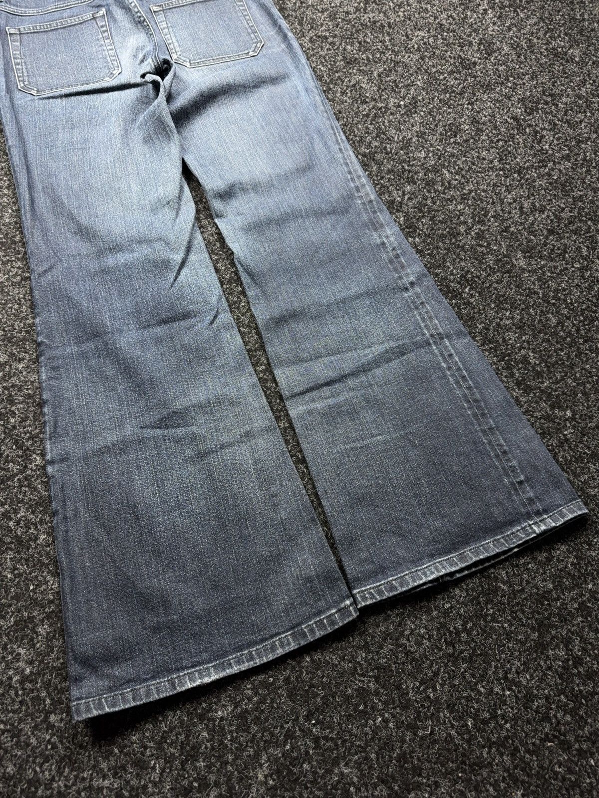Diesel Retro 00s Diesel Fluzi Y2K Vntg Stretch Bootcut Flared Jeans Size 30" / US 8 / IT 44 - 17 Thumbnail
