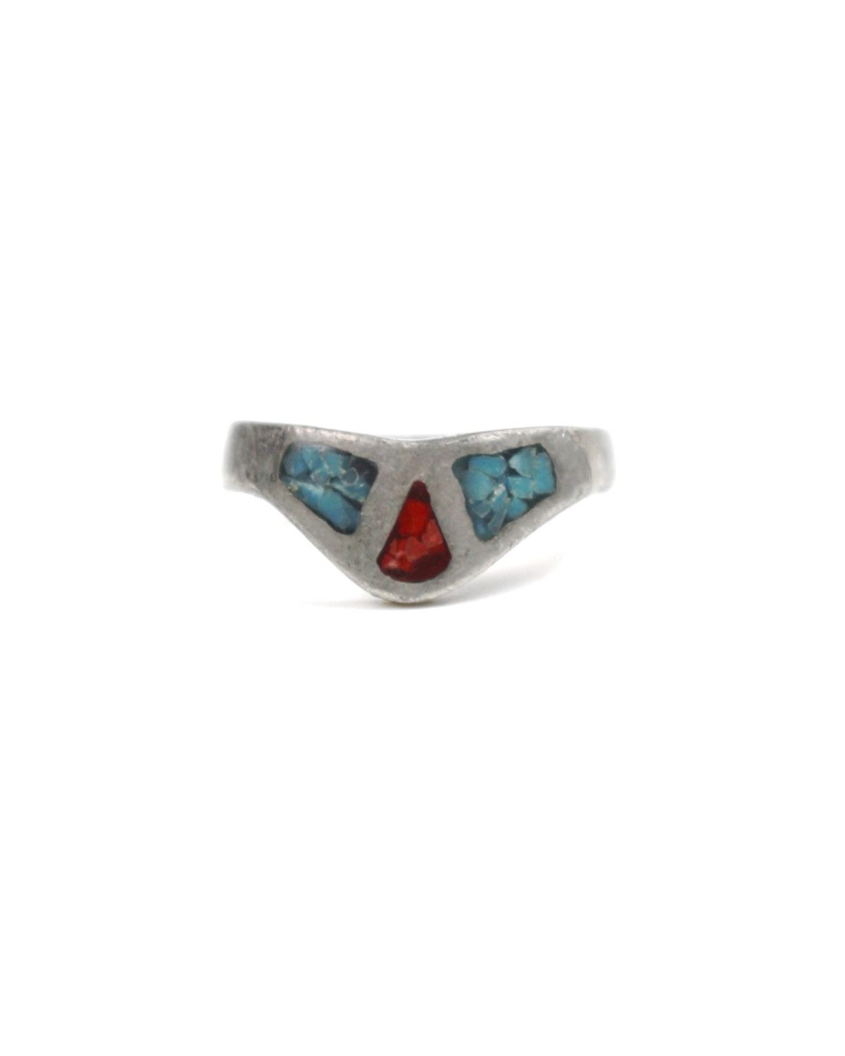 Vintage 2000S JAPANESE MADE DESERT SIGNAL INLAY RING Size ONE SIZE - 2 Thumbnail