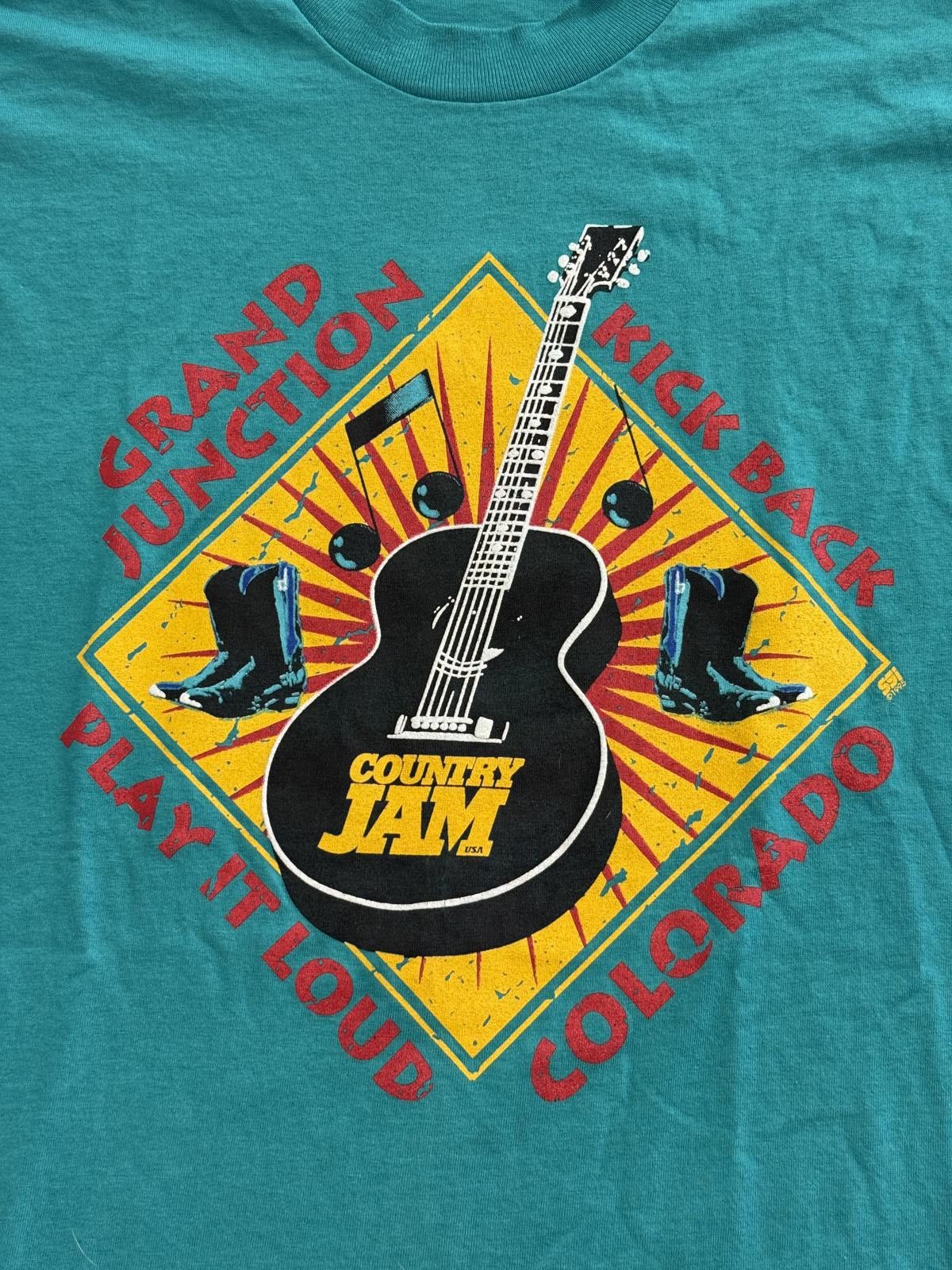 Fruit Of The Loom VTG Country Jam T-shirt 1995 Grand Junction Colorado XXL Size US XXL / EU 58 / 5 - 4 Thumbnail