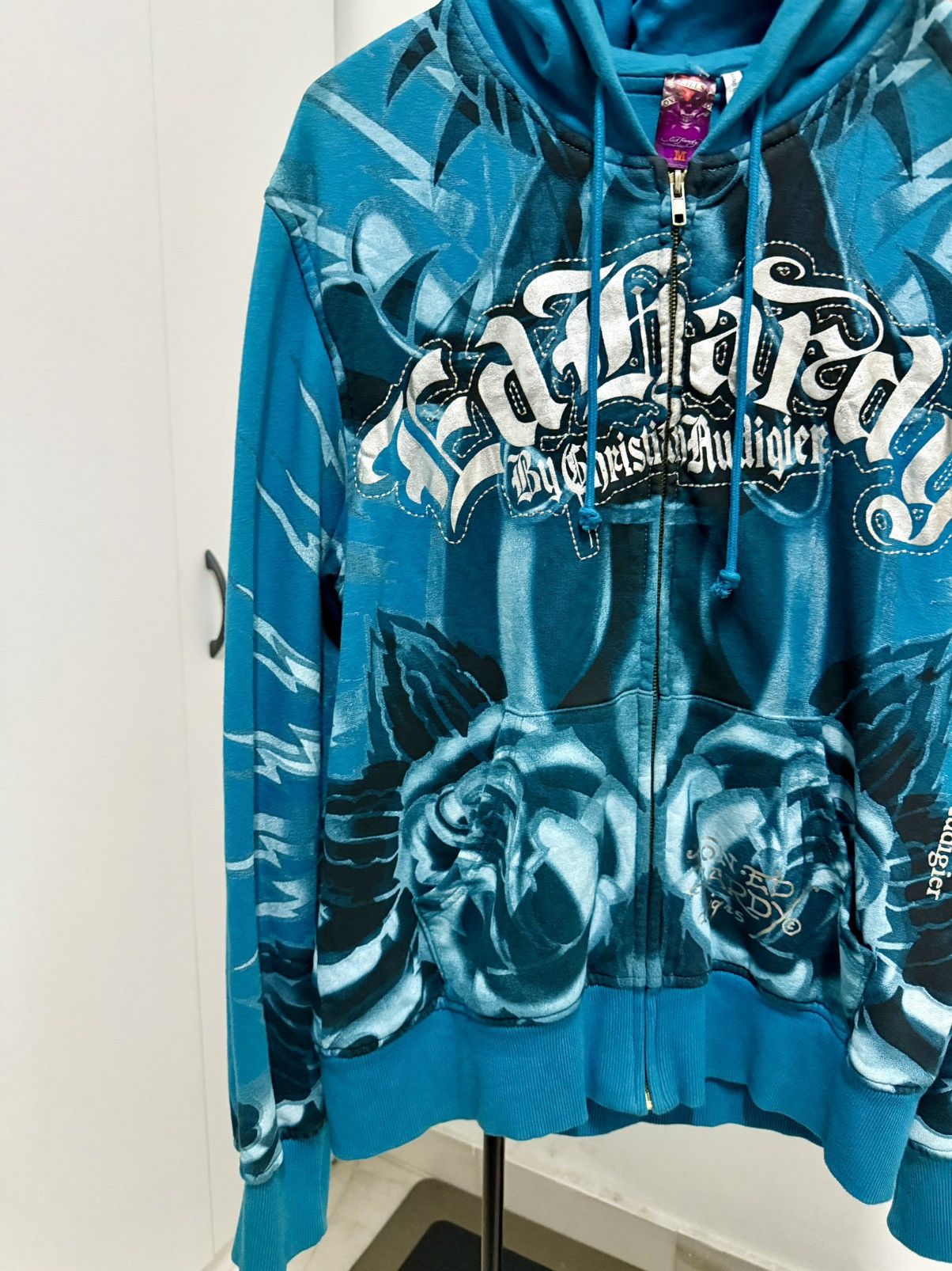 Ed Hardy 🔥SALE🔥2000s Vintage ed Hardy zipper hoodie Fullprint Size US M / EU 48-50 / 2 - 5 Thumbnail