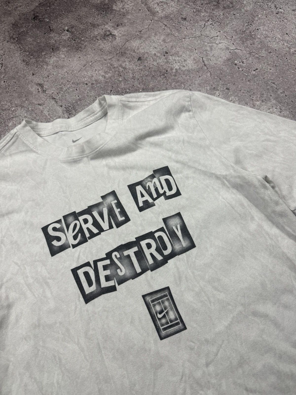 Nike Vintage Nike Court Tennis Serve And Destroy Y2K T Shirt Size US M / EU 48-50 / 2 - 4 Thumbnail