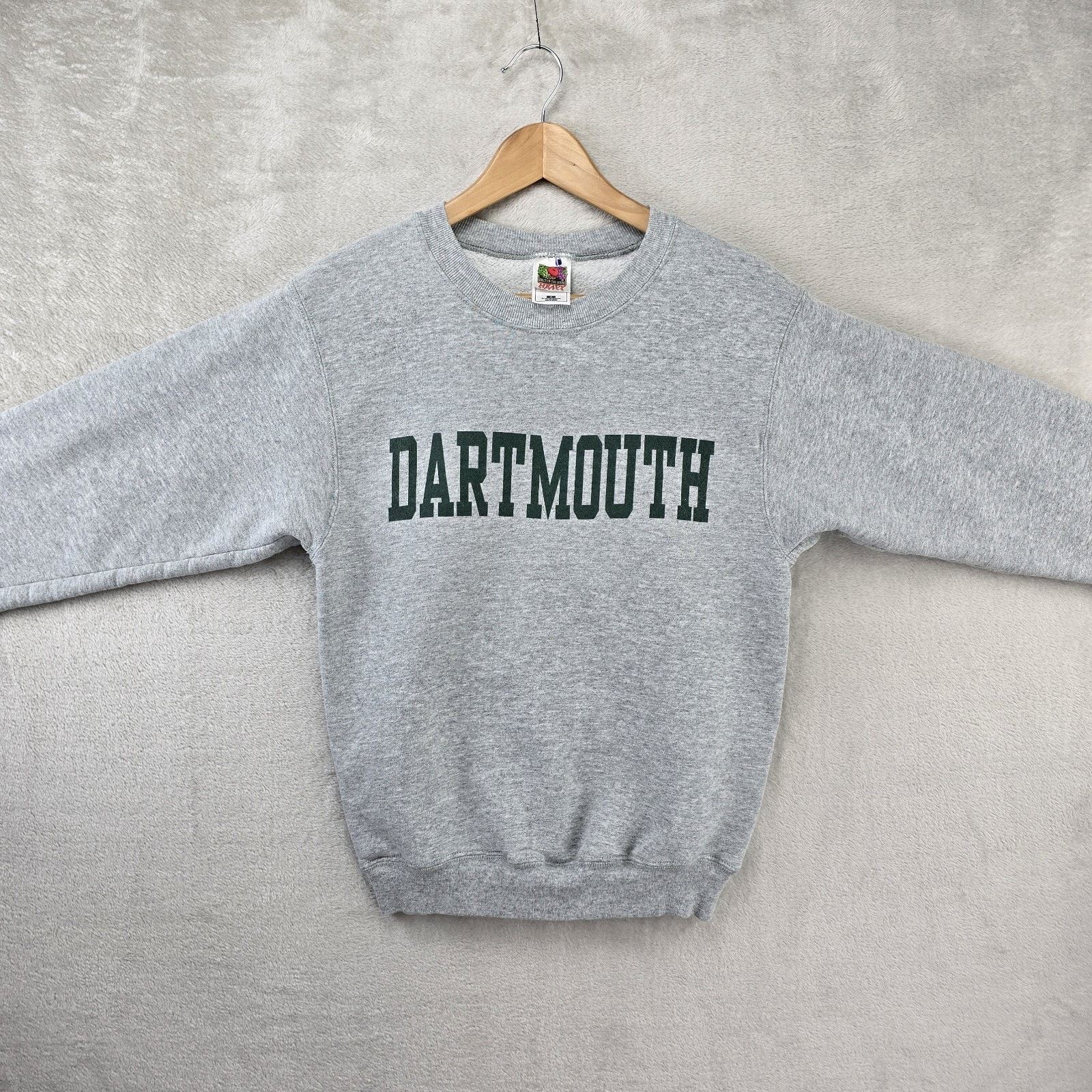 Fruit Of The Loom Vintage Dartmouth University Crewneck Sweatshirt Men Small Size US S / EU 44-46 / 1 - 2 Thumbnail