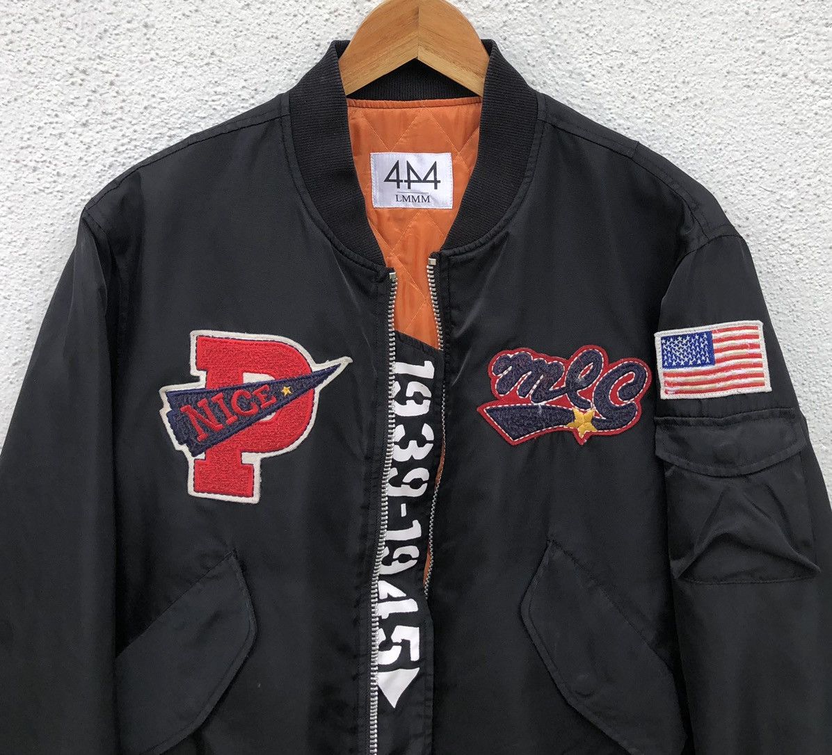 Japanese Brand LA MER MA MAISON Black Ma-1 Bomber Jacket Size US M / EU 48-50 / 2 - 3 Thumbnail