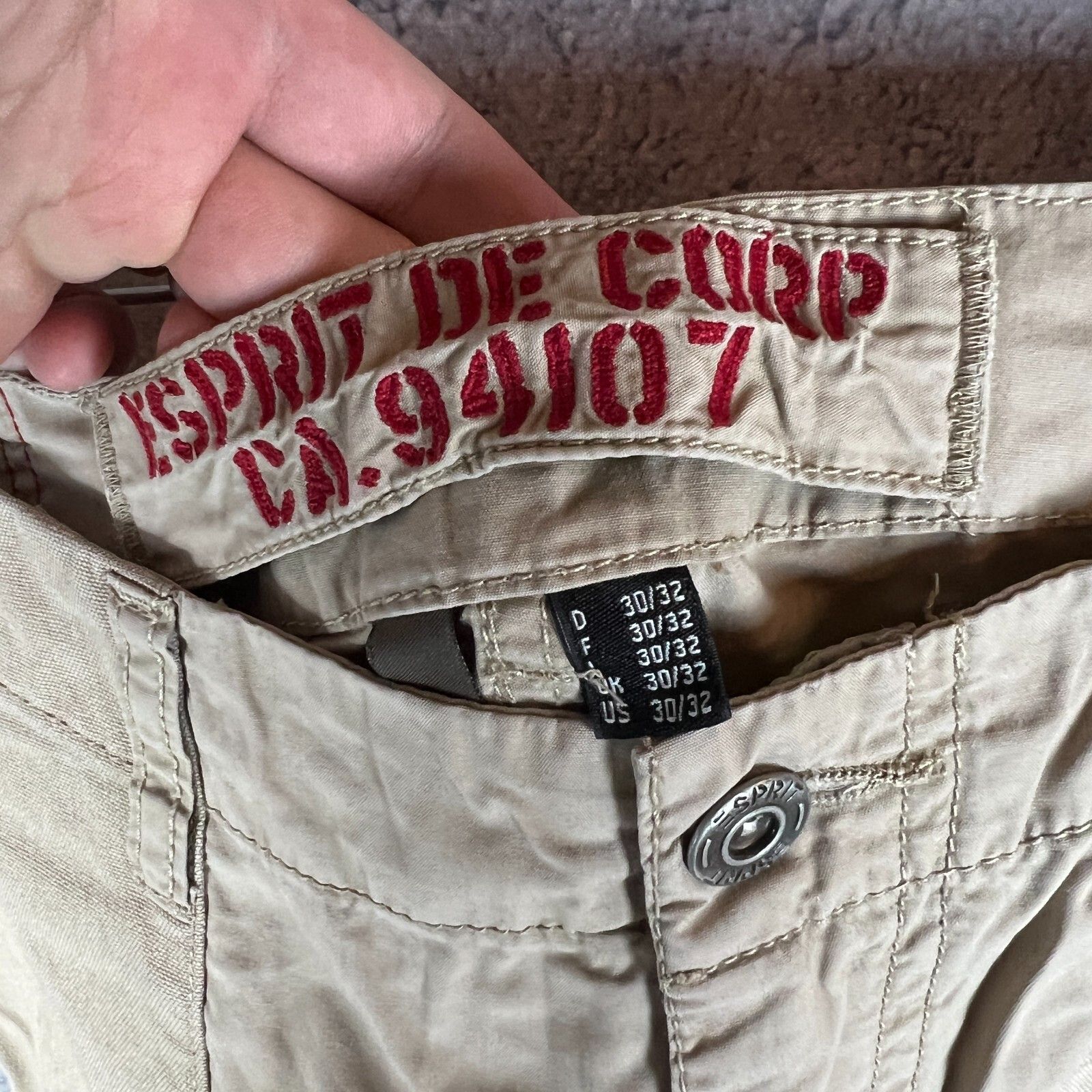 Other Cargo Pants Men's Size 30 Beige ` Size US 30 / EU 46 - 4 Thumbnail