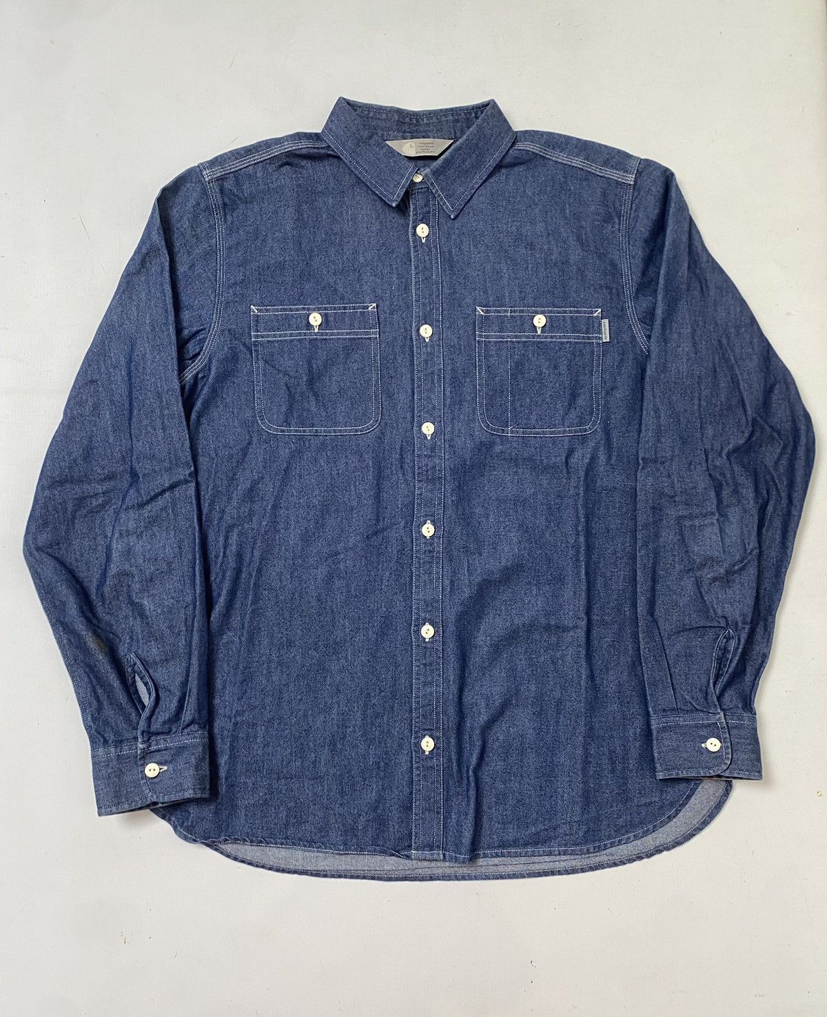 Carhartt Wip Carhartt WIP X Slam Jam shirt size XL used blue denim Size US XL / EU 56 / 4 - 1 Thumbnail