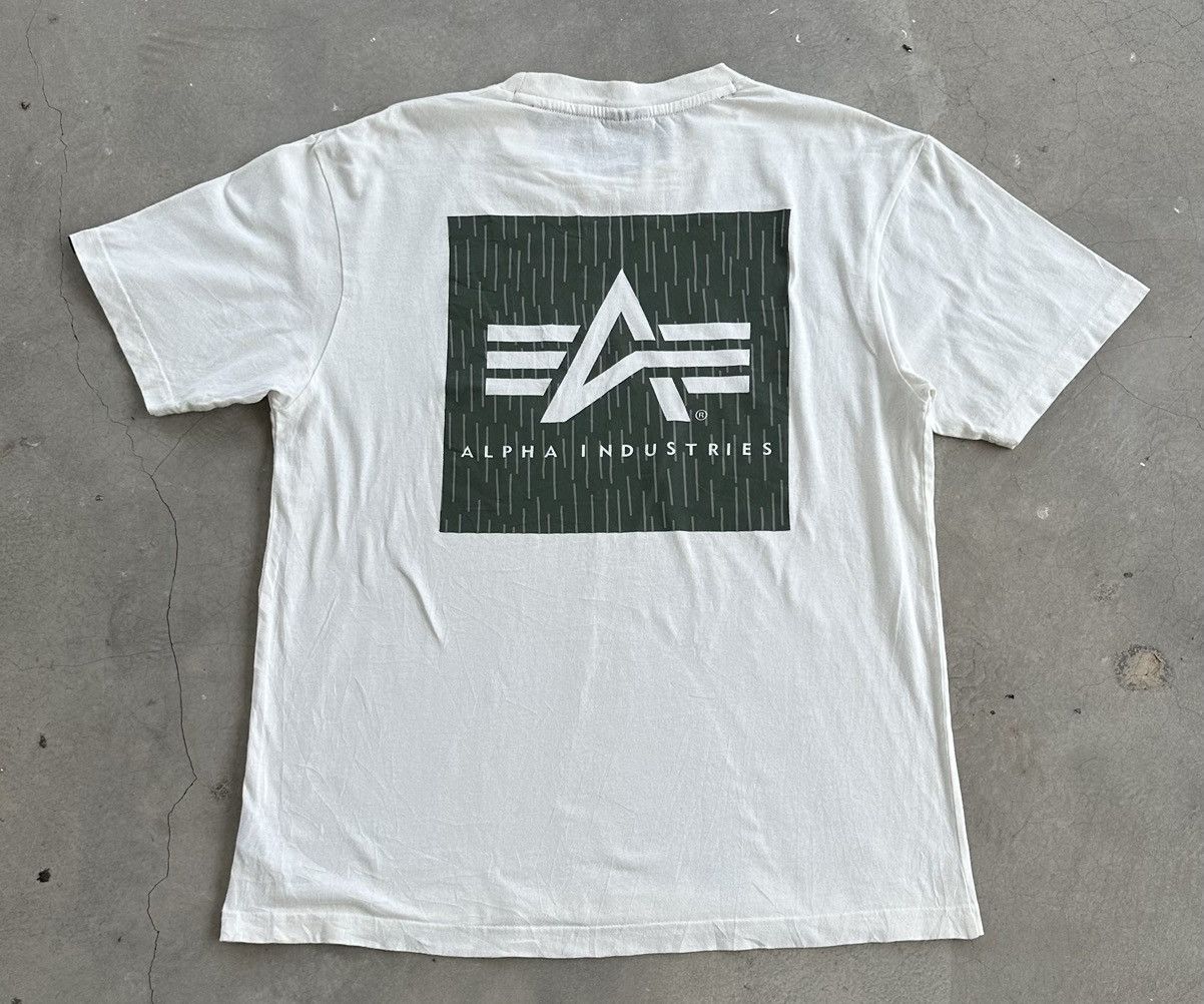 Alpha Industries × Vintage VINTAGE ALPHA INDUSTRY BIG LOGO BACKPRINT TEE Size US L / EU 52-54 / 3 - 1 Thumbnail