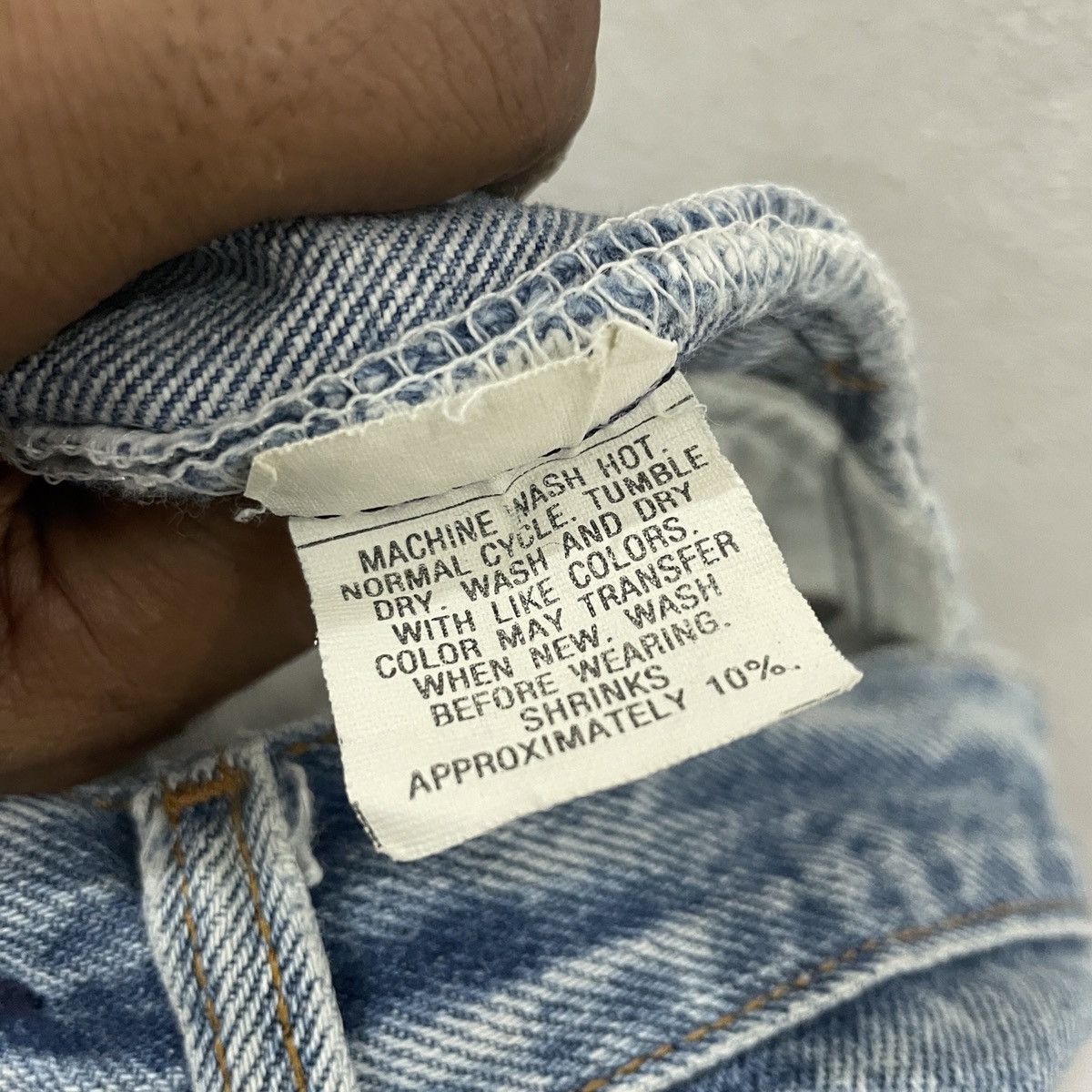 Levi's Vintage 80s Levis Lot 501 Button 50 Distressed Denim Size US 29 - 7 Thumbnail