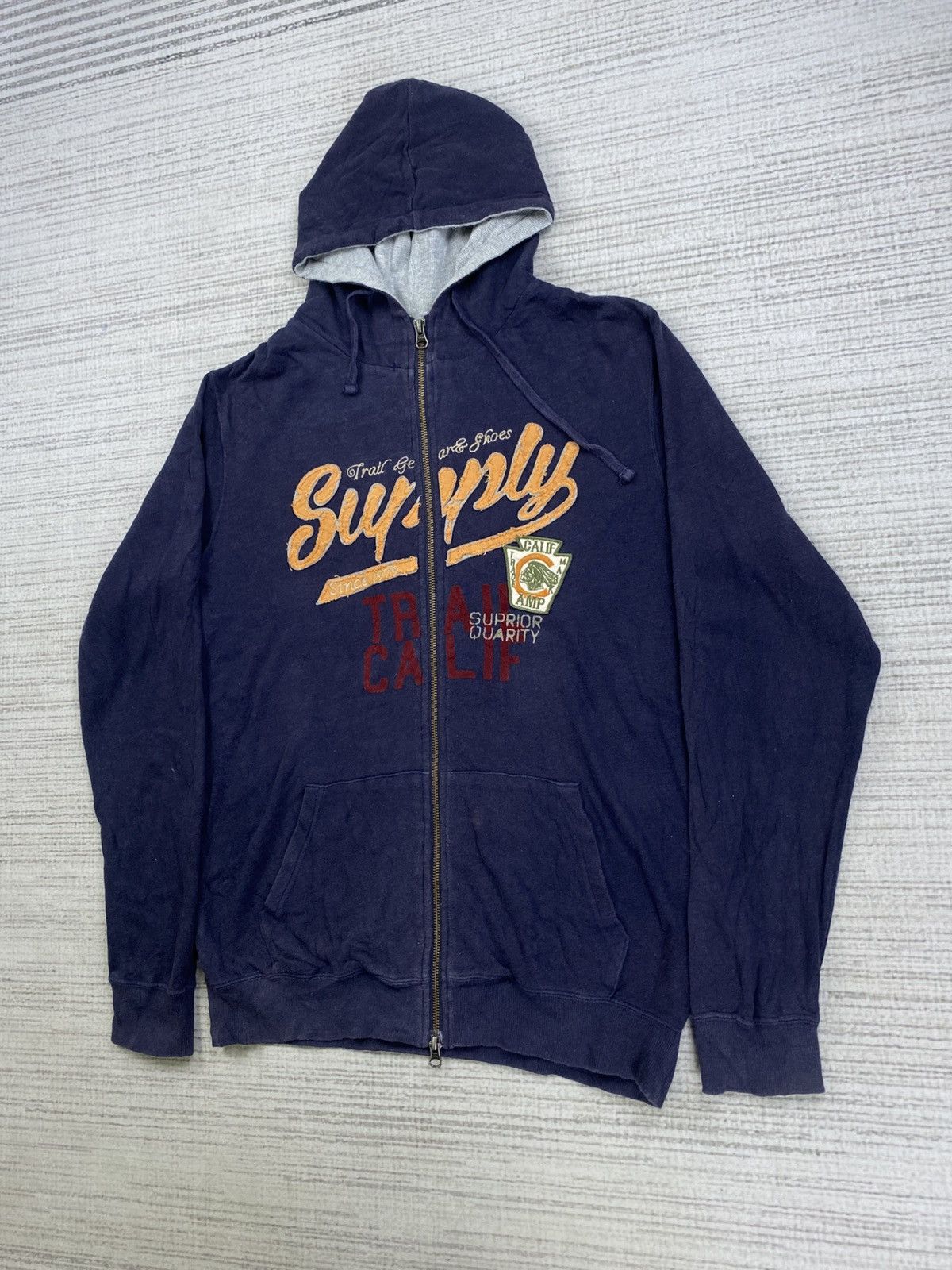 Japanese Brand × Vintage Vintage Kriff Mayer Embroidery Spellout Zipper Hoodie Jacket Size US M / EU 48-50 / 2 - 4 Thumbnail