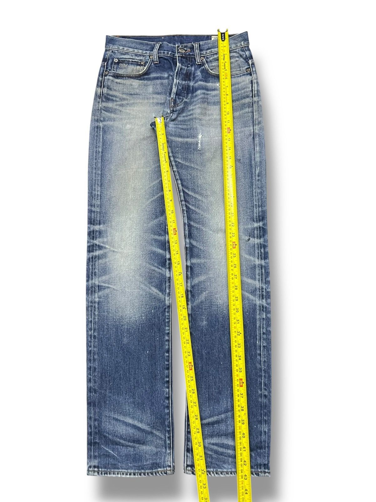 G-Star Vintage G-Star Raw 3301 - Faded Whisker Wash, Distressed Size US 32 / EU 48 - 18 Thumbnail