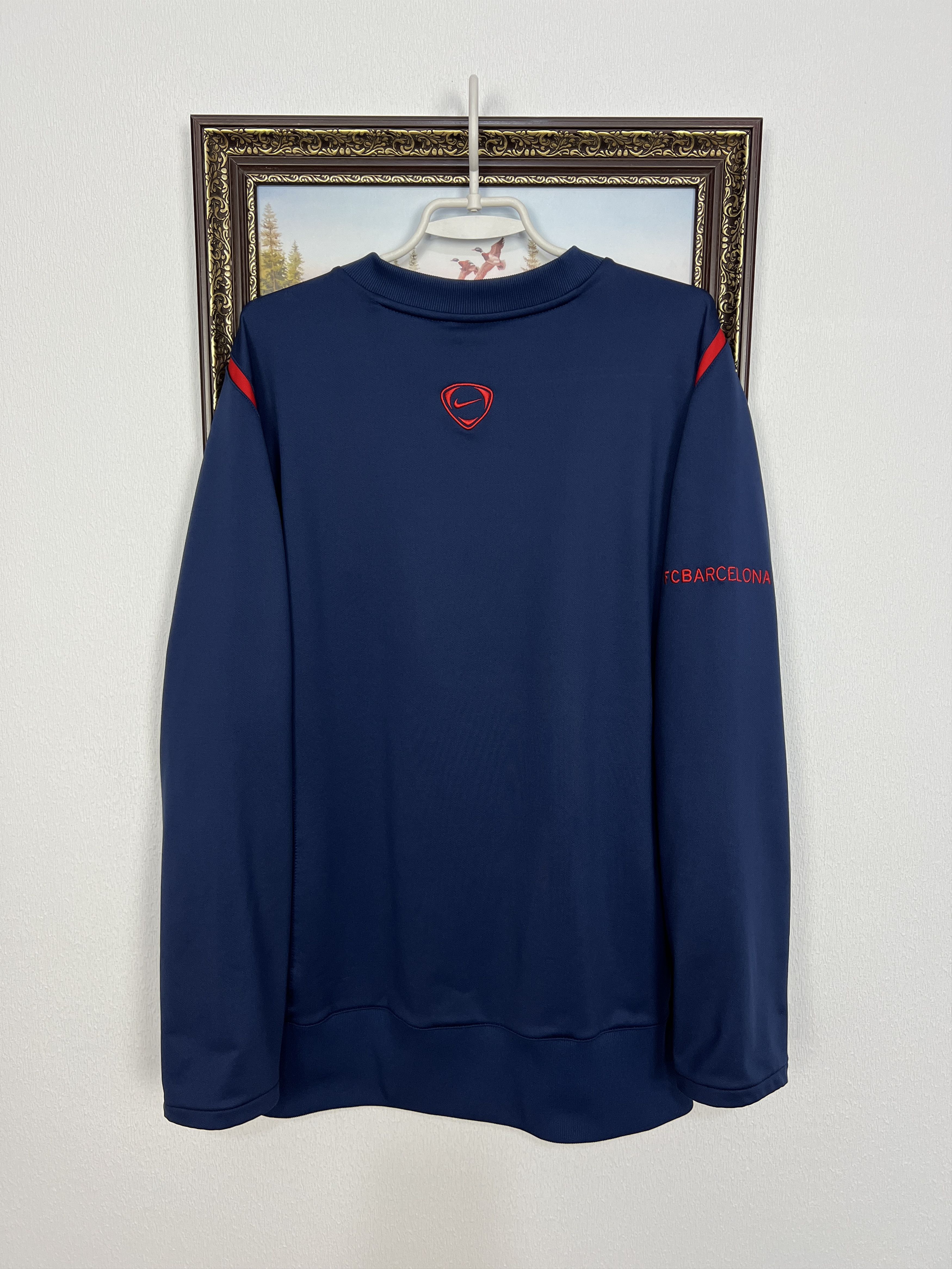 Nike FC Barcelona Football Train Sweatshirt Soccer Track Top Size US XL / EU 56 / 4 - 9 Thumbnail
