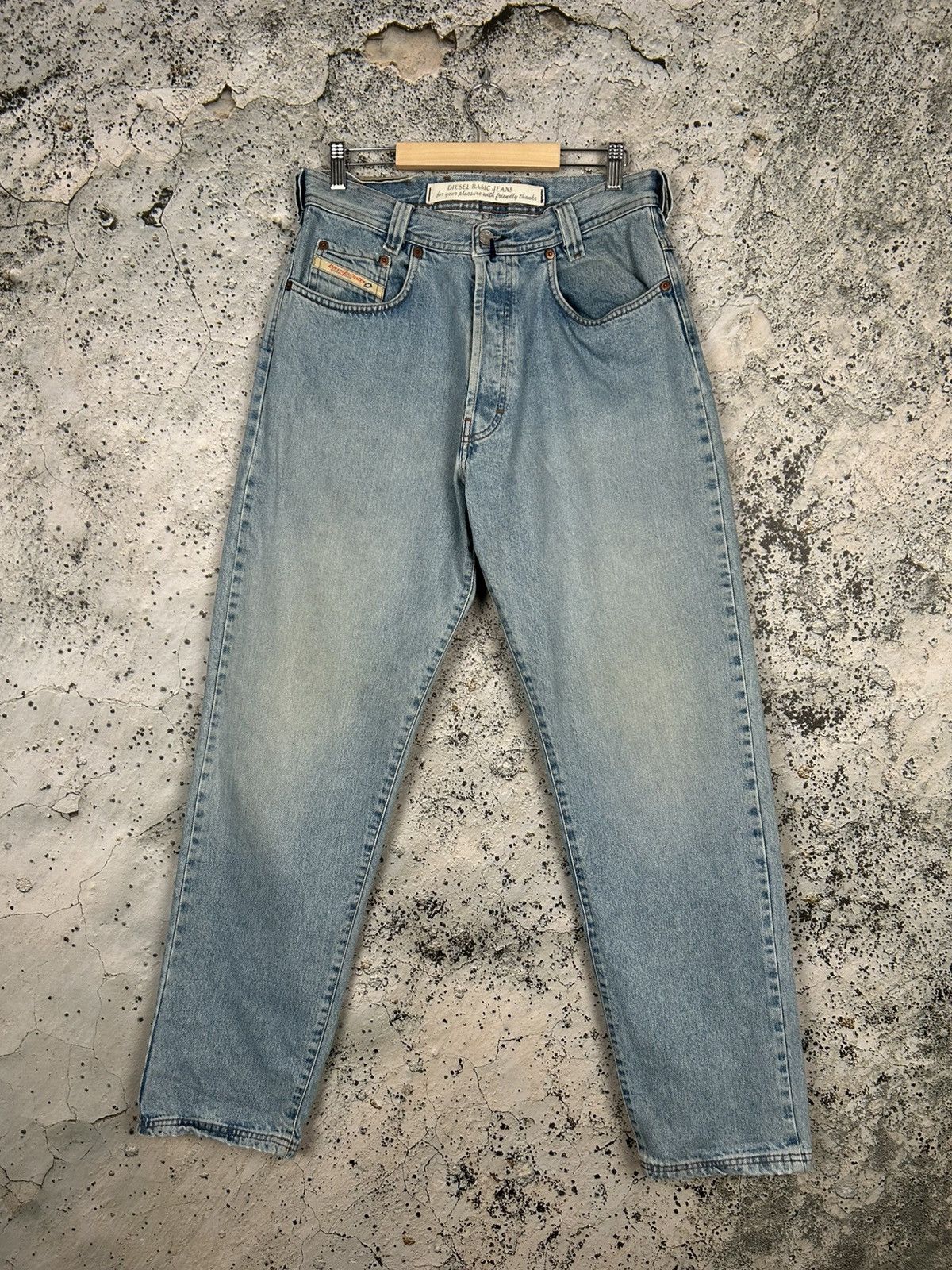 Vintage Diesel Industry Y2K Blue Denim 00s Skateboarding