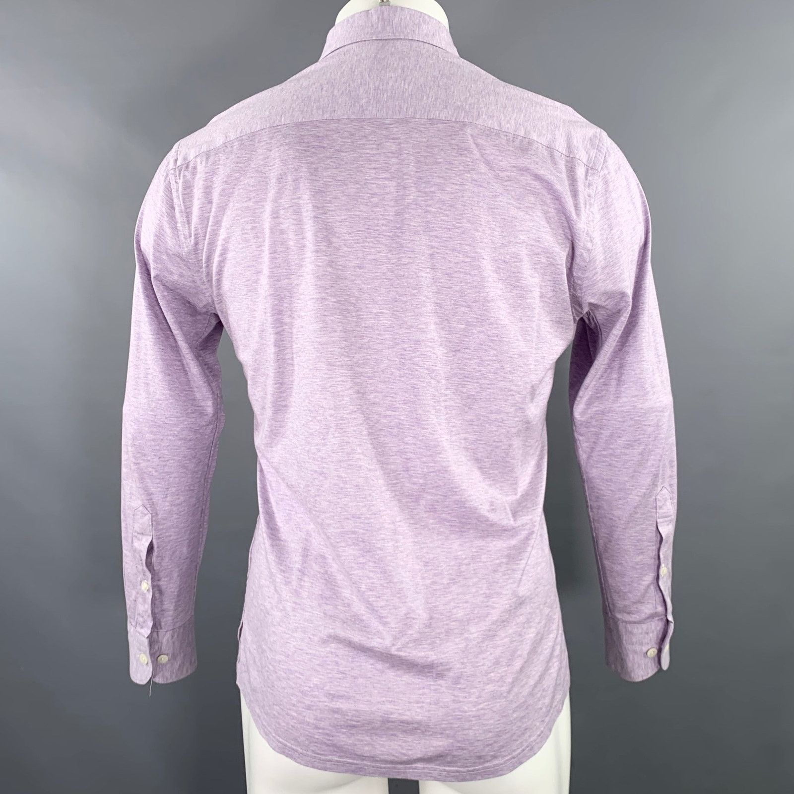 Eton Size M Purple Heather Button Down Collar Long Sleeve Shirt Size US M / EU 48-50 / 2 - 3 Thumbnail