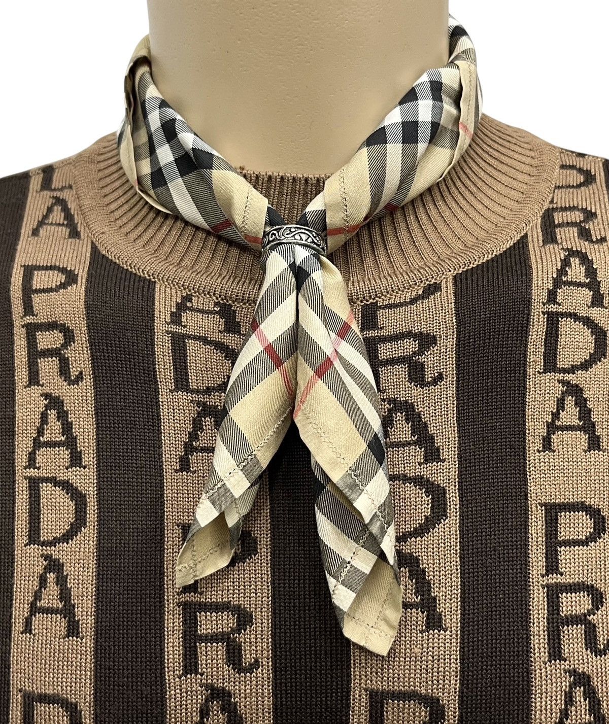Burberry Vintage Burberrys Nova Check Handkerchief NOS Japan Size ONE SIZE - 3 Thumbnail