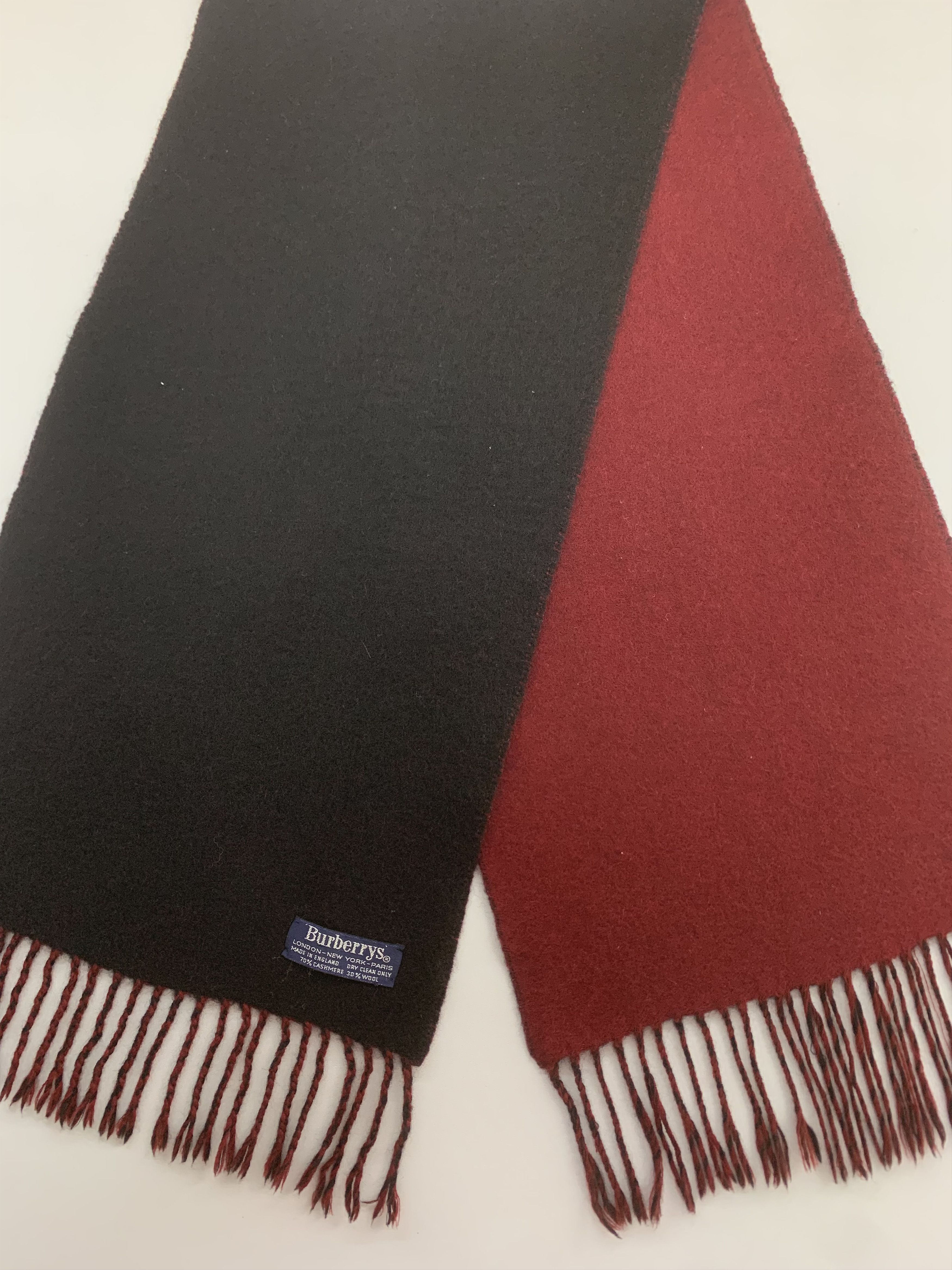 Burberry 90s Burberrys Scarf Wool Cashmere Muffler Neck Wrap BL2001 Size ONE SIZE - 4 Thumbnail