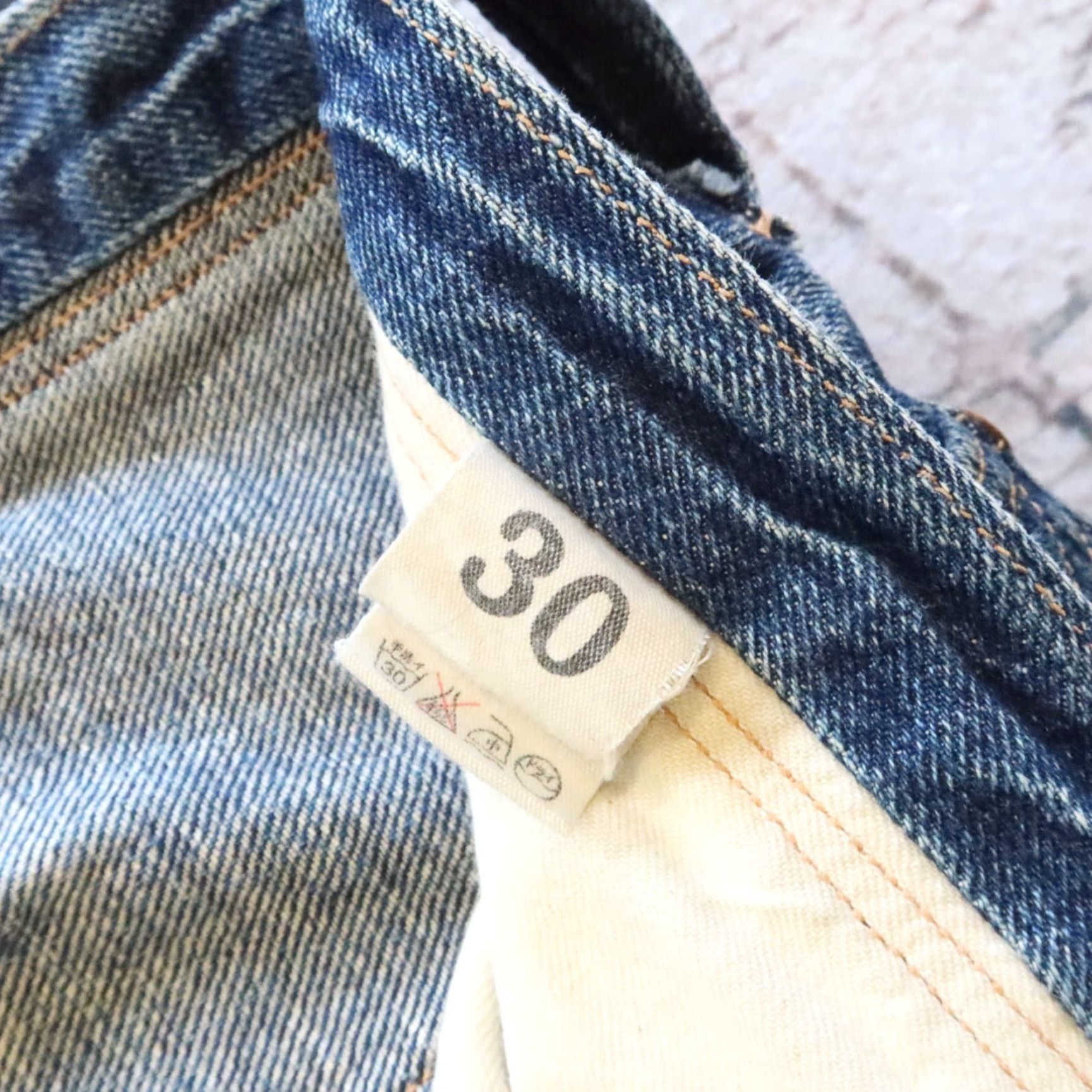 Vintage Vintage Heller's Cafe Larry's Collection Selvedge Denim Jeans Size 30 Size US 30 / EU 46 - 5 Thumbnail