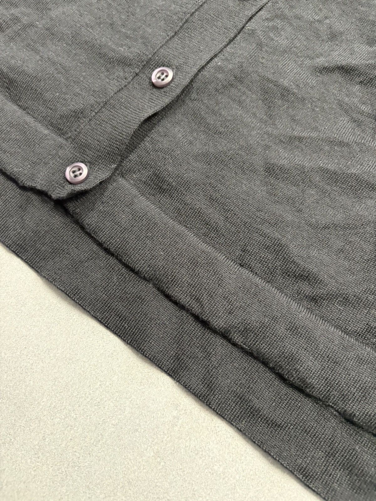 Miu Miu Miu Miu SS21 Button-Up Virgin Wool Silk Cardigan Black 42 Size M / US 6-8 / IT 42-44 - 9 Thumbnail