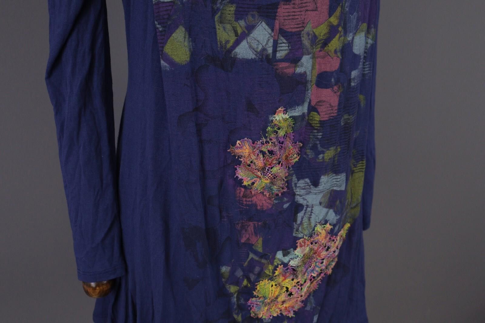 Designer Save The Queen Blue Abstract Summer Dress Size S Size S / US 4 / IT 40 - 7 Thumbnail