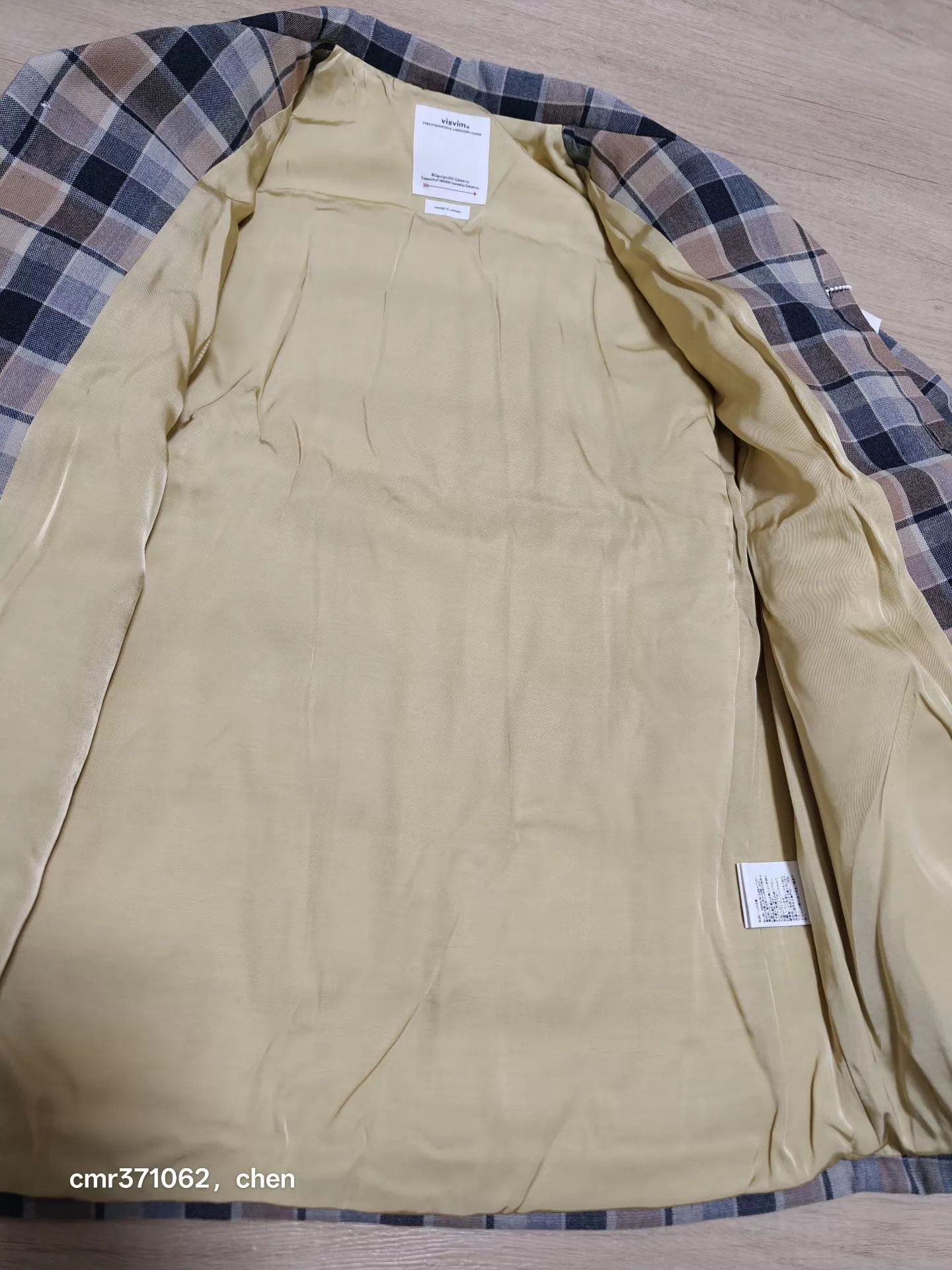 Visvim VISVIM 25SS KEESEY CHECK DOWN Beige Size 2 Wool-Linen Check Size US M / EU 48-50 / 2 - 6 Thumbnail