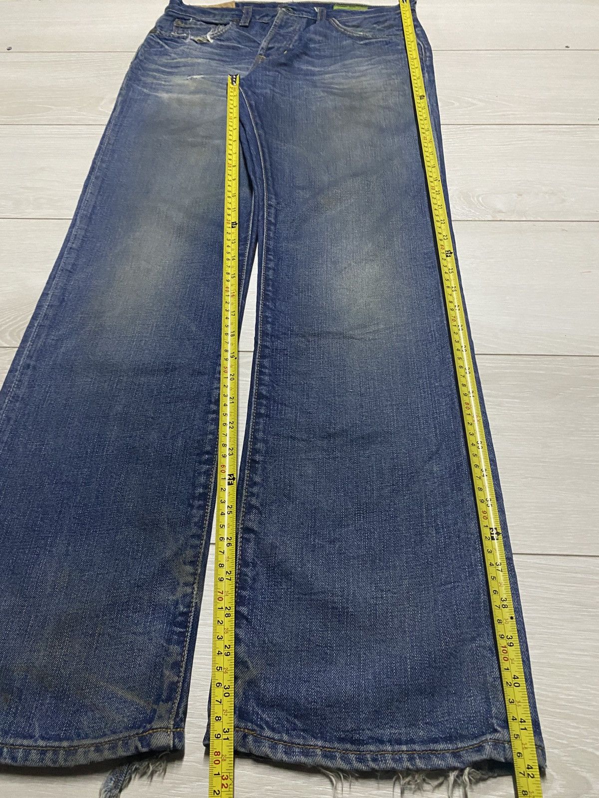 Japanese Brand Vintage Gap California USA Ghost Rider Loose Jeans Size US 31 - 18 Thumbnail