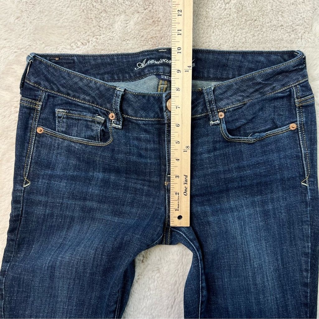American Eagle Outfitters American Eagle Skinny Kick Flare Jeans Sz 10 Stretch Bootcut Size 32" / US 10 / IT 46 - 6 Thumbnail