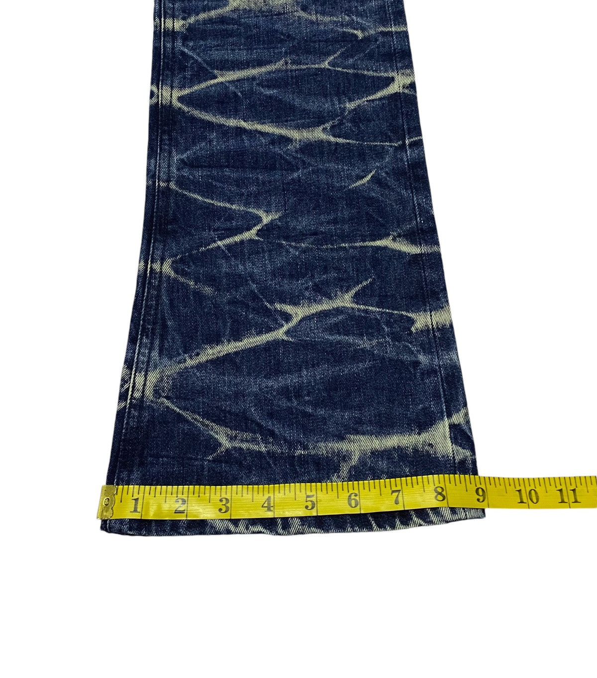 Hysteric Glamour Japanese Brand “MIDAS” Low Rise Glitter Splash BootCut Jeans Size US 30 / EU 46 - 23 Thumbnail