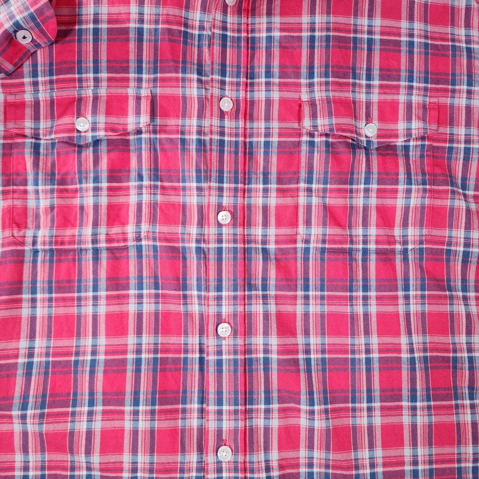 UNTUCKit UNTUCKit Shirt Blue/Red Plaid Mens 2XL XXL 100% Cotton EUC Size US XXL / EU 58 / 5 - 3 Thumbnail
