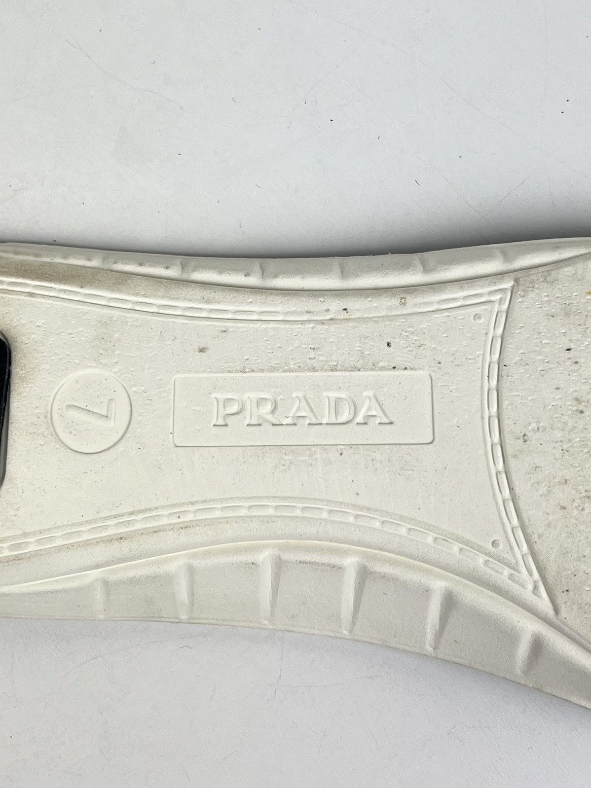 Prada PRADA Sneakers AMERICAS CUP Leather Fabric Shoes Red Tab Men Size US 8 / EU 41 - 20 Thumbnail