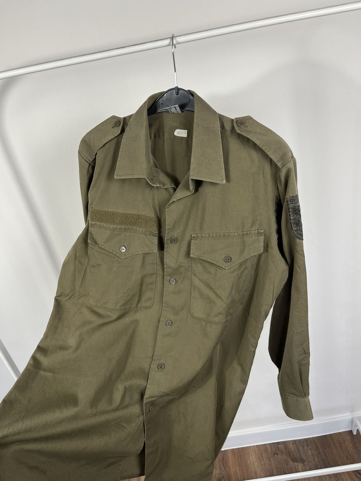 Other Vintage 1991 Austrian Bundesheer Military Shirt Army Size 39 Size US M / EU 48-50 / 2 - 9 Thumbnail