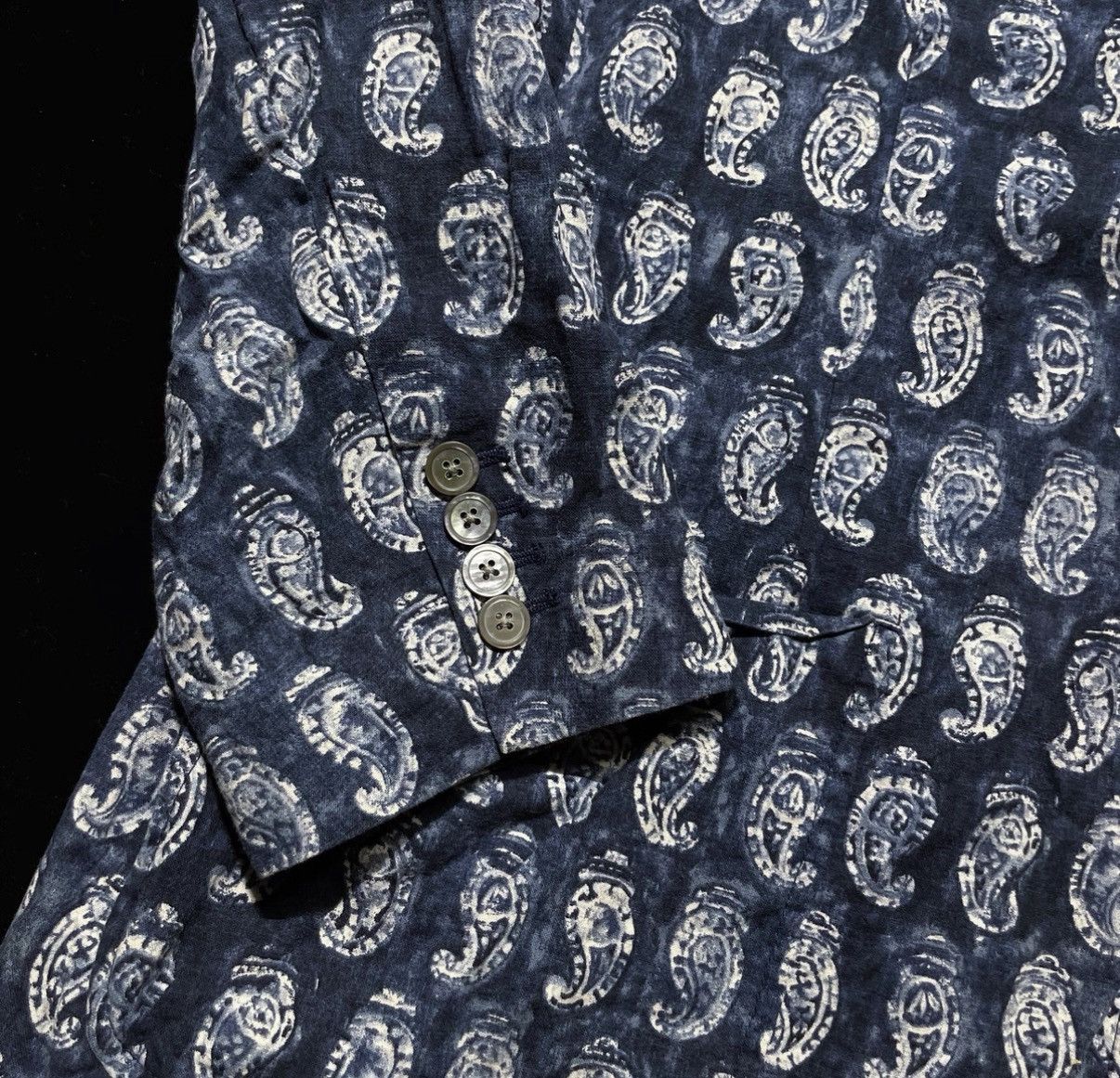 Polo Ralph Lauren Ralph Lauren Indigo Paisley Blazer K22 Size US XL / EU 56 / 4 - 6 Thumbnail