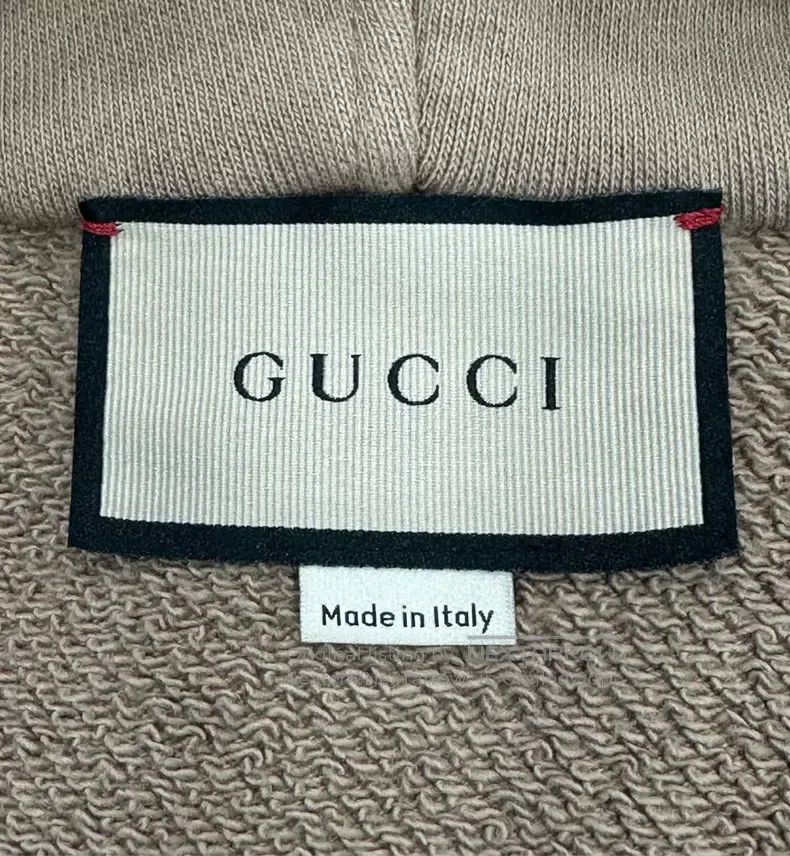 Gucci Gucci Khaki half-zipper embroidered logo hooded sweatshirt Size US XXS / EU 40 - 3 Thumbnail