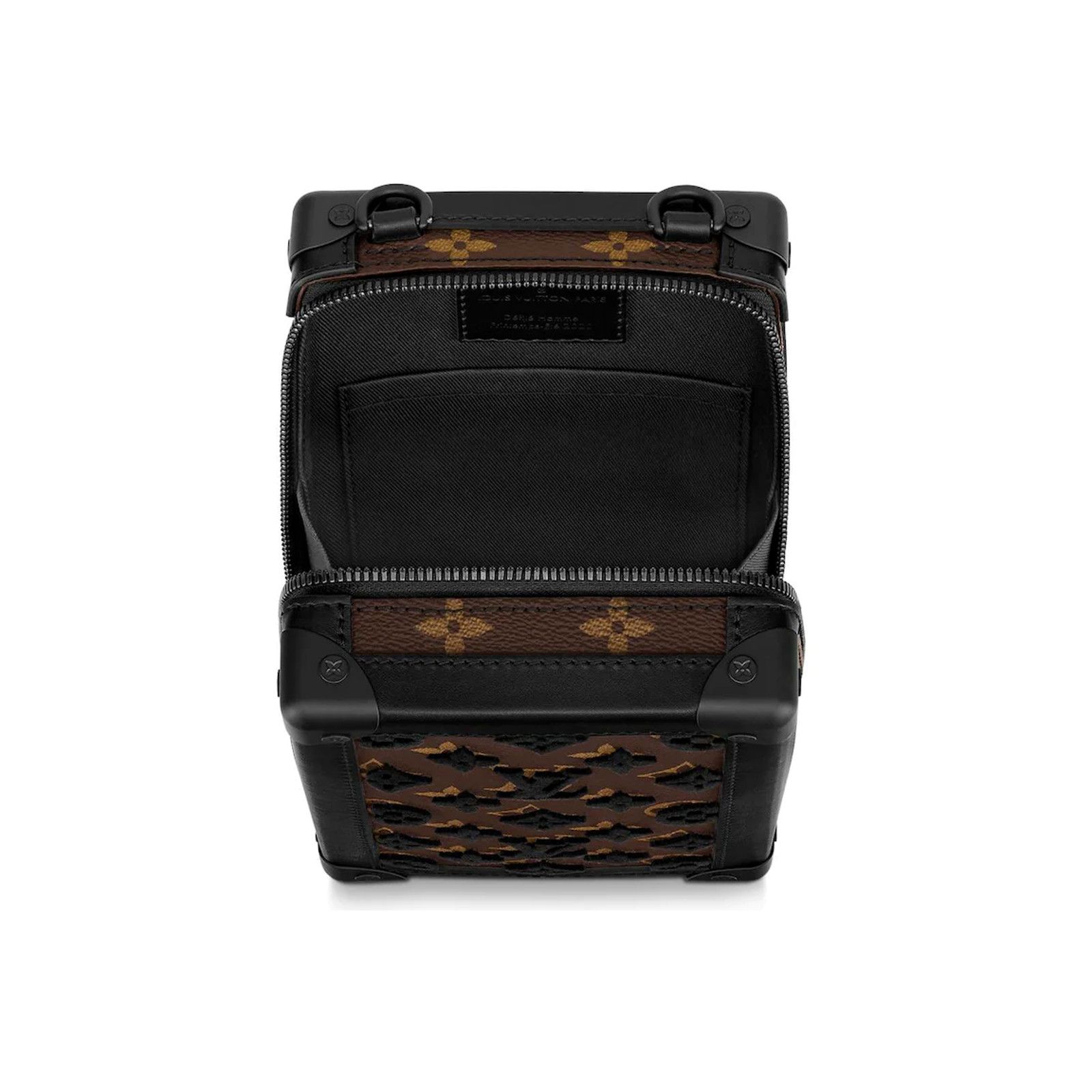 Louis Vuitton Louis Vuitton Vertical Tuffetage Black Velvet Crossbody Bag Size ONE SIZE - 10 Thumbnail