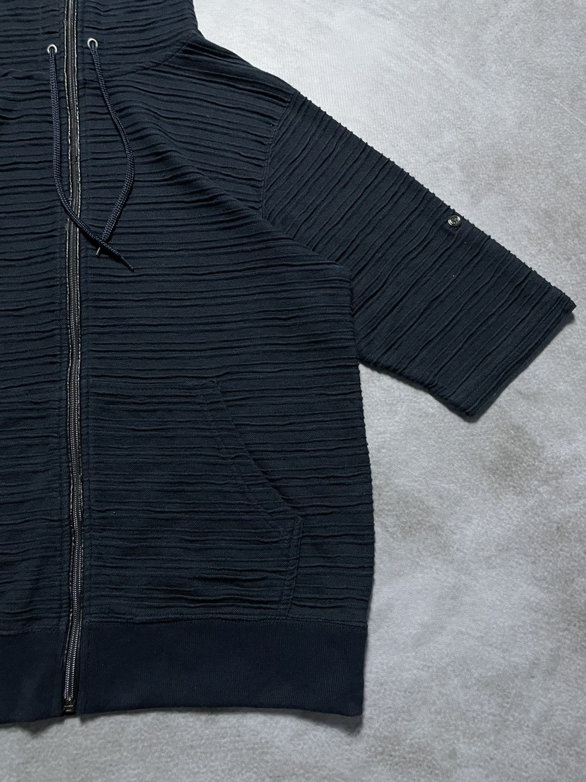 If Six Was Nine 2000’s Louis Chavlon - Apocalypse Style Textured Hoodie Size US L / EU 52-54 / 3 - 2 Thumbnail