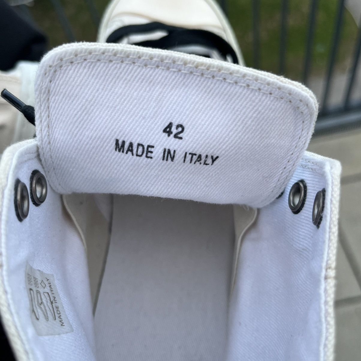 Maison Margiela Maison Margiela SS15 Beige High Top Sneakers Size US 9 / EU 42 - 8 Thumbnail