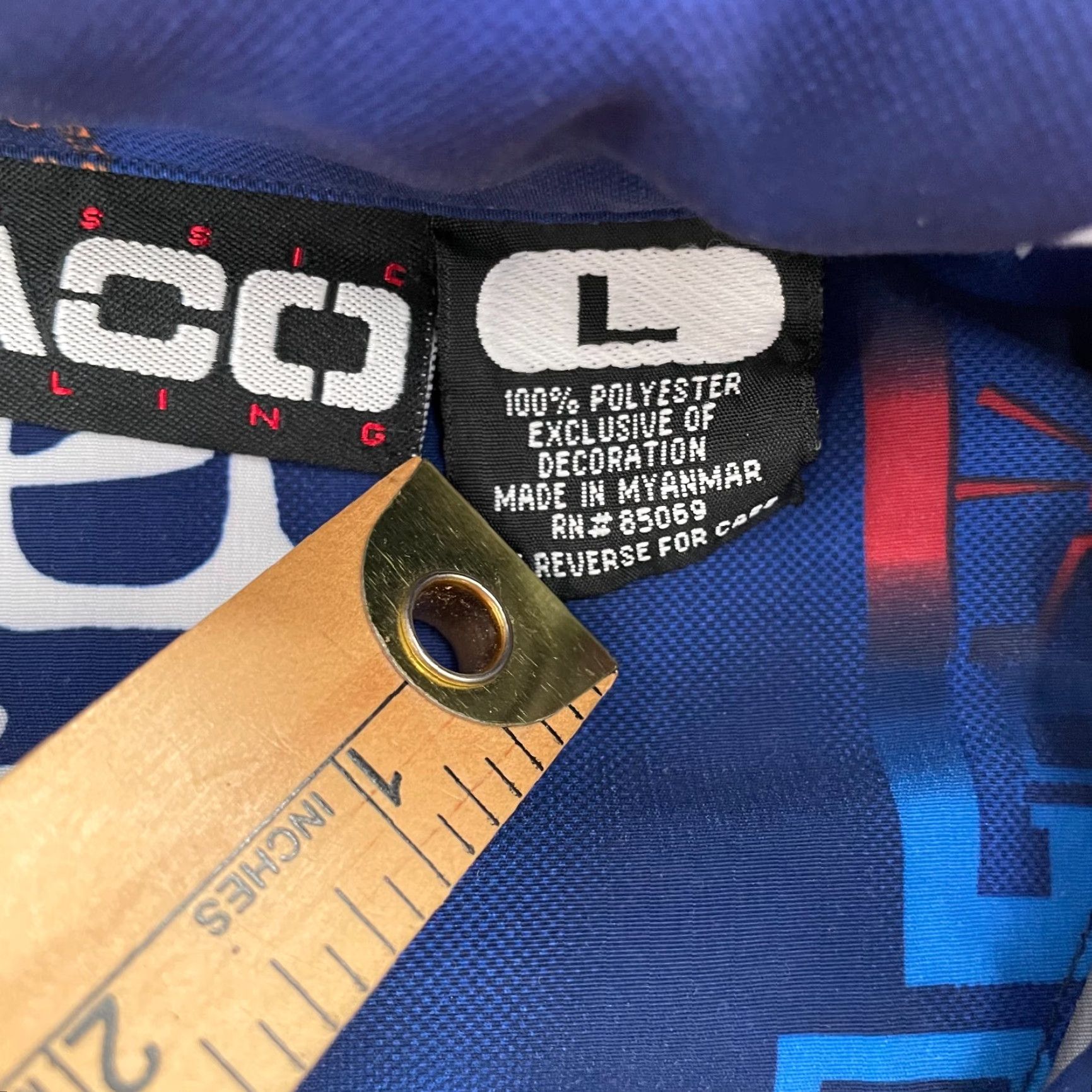 Vintage VINTAGE PACO SHIRT ADULT LARGE BLUE ASIAN DRAGON STREETWEAR BUTTON-UP LOGO MEN L Size US L / EU 52-54 / 3 - 7 Thumbnail